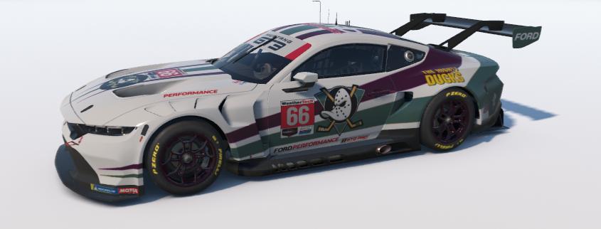 Preview of Mighty Ducks Ford Mustang GT3 by Scott Leitner2