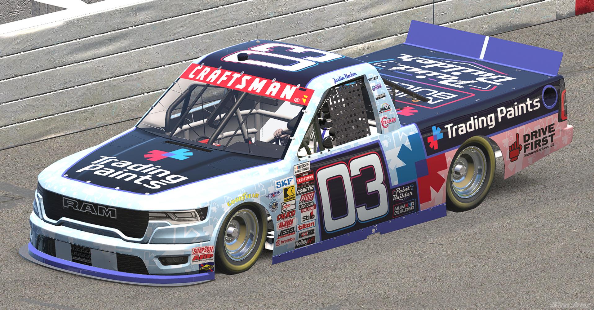 Preview of #03 Trading Paints RAM (Dark Version) by Justin Rector