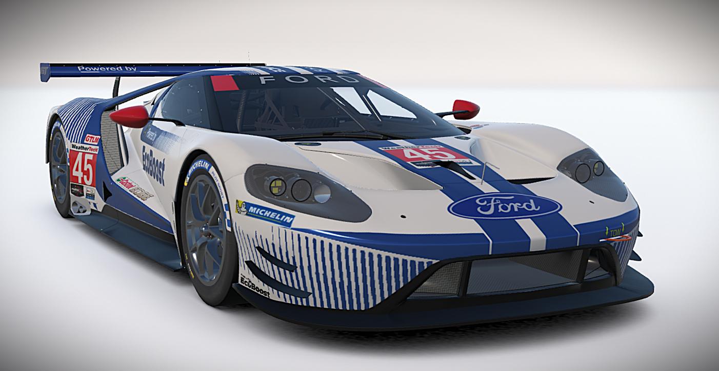 Preview of Ford GTE GTLM Blue by Hallam Cott