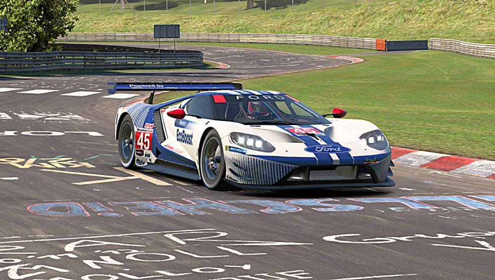 Preview of Ford GTE GTLM Blue by Hallam Cott