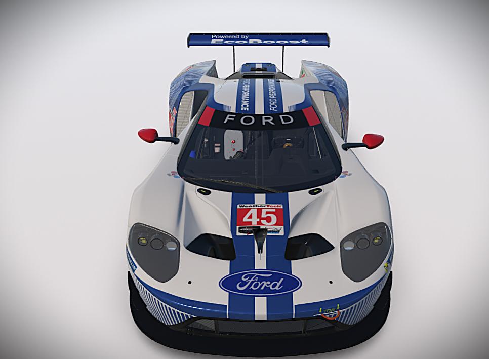 Preview of Ford GTE GTLM Blue by Hallam Cott