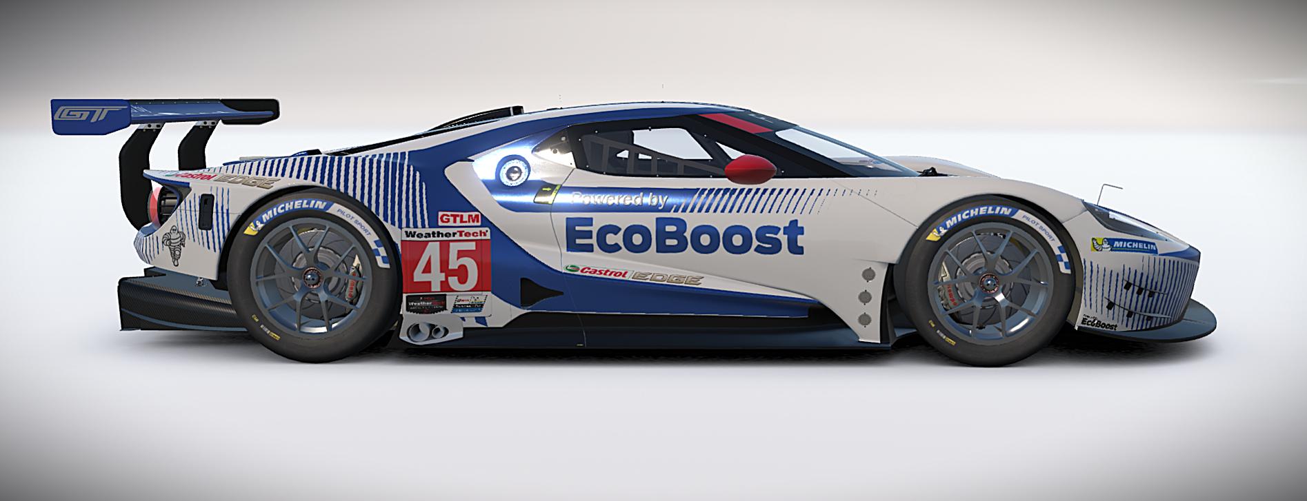 Preview of Ford GTE GTLM Blue by Hallam Cott