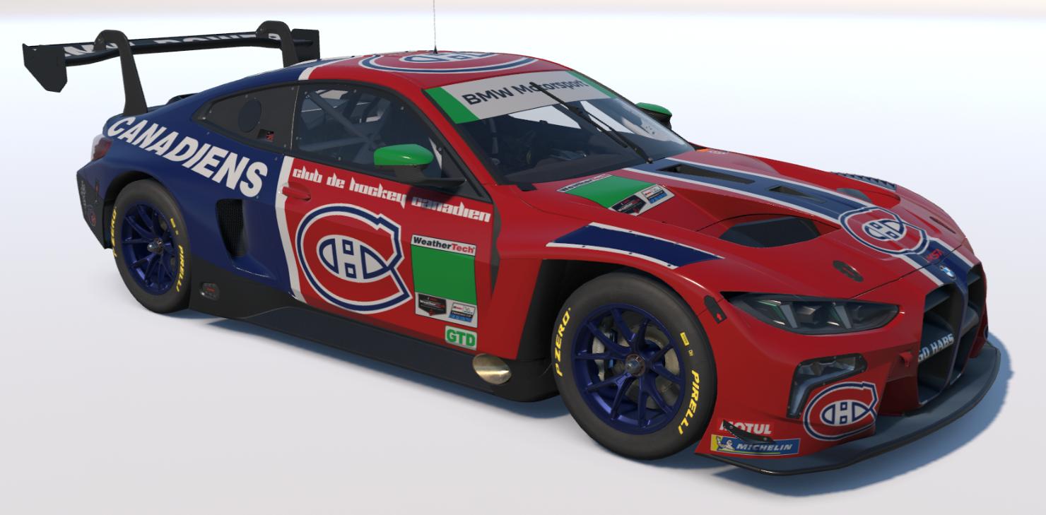 Preview of Montreal Canadiens BMW M4 GT3 EVO by Lou Maynard