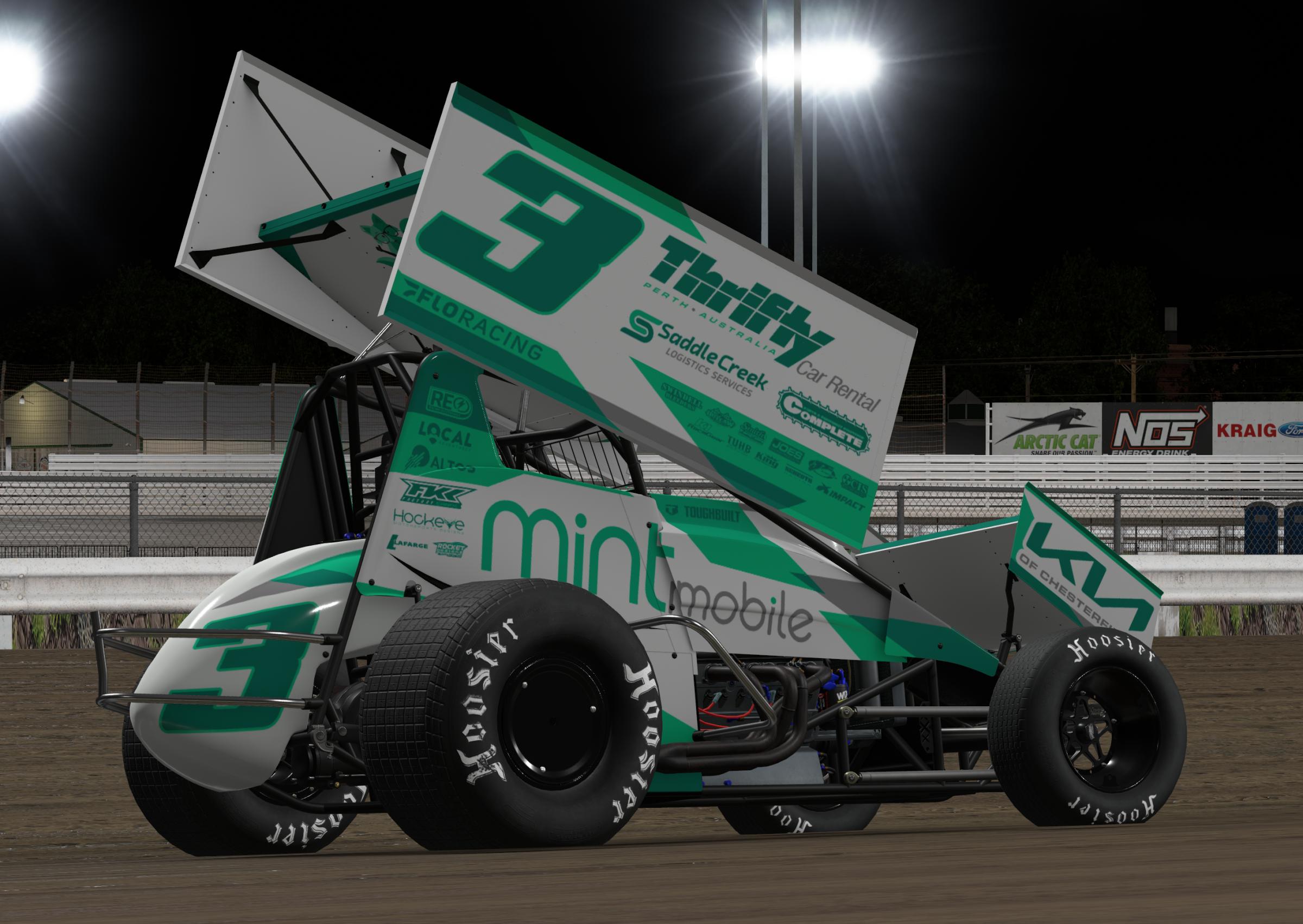 Preview of Mint mobile sprint car no number by Jerry Hockett