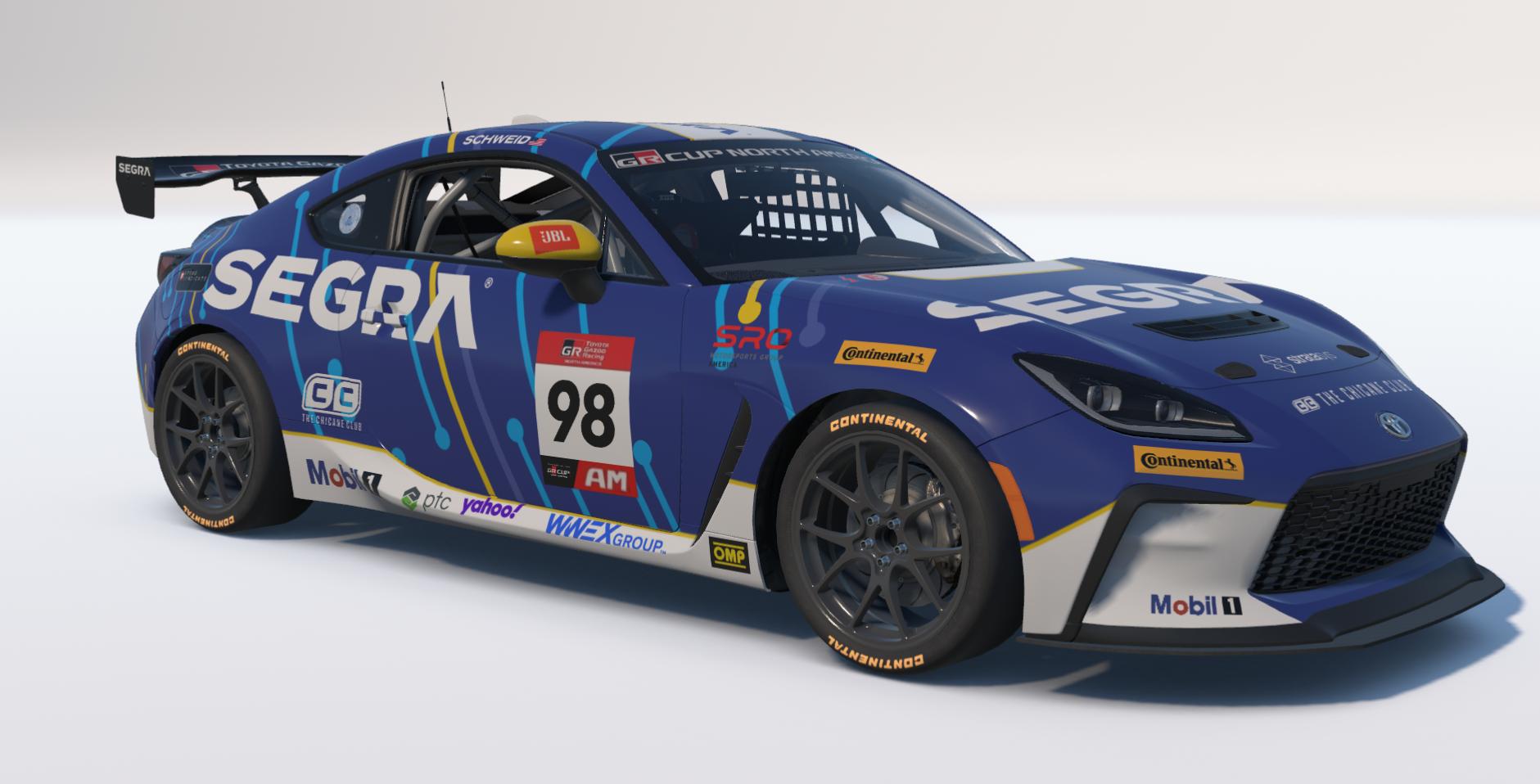 Preview of (NO NUM) 2026 RVA Graphics Motorsports By Speed Syndicate #98 SEGRA Toyota GR Cup Car by Max Schweid