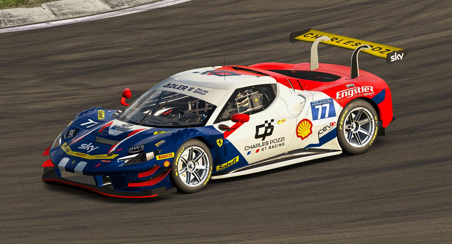 Preview of Charles Pozzi Racing Ferrari 296 GT3 by Mike Riedner