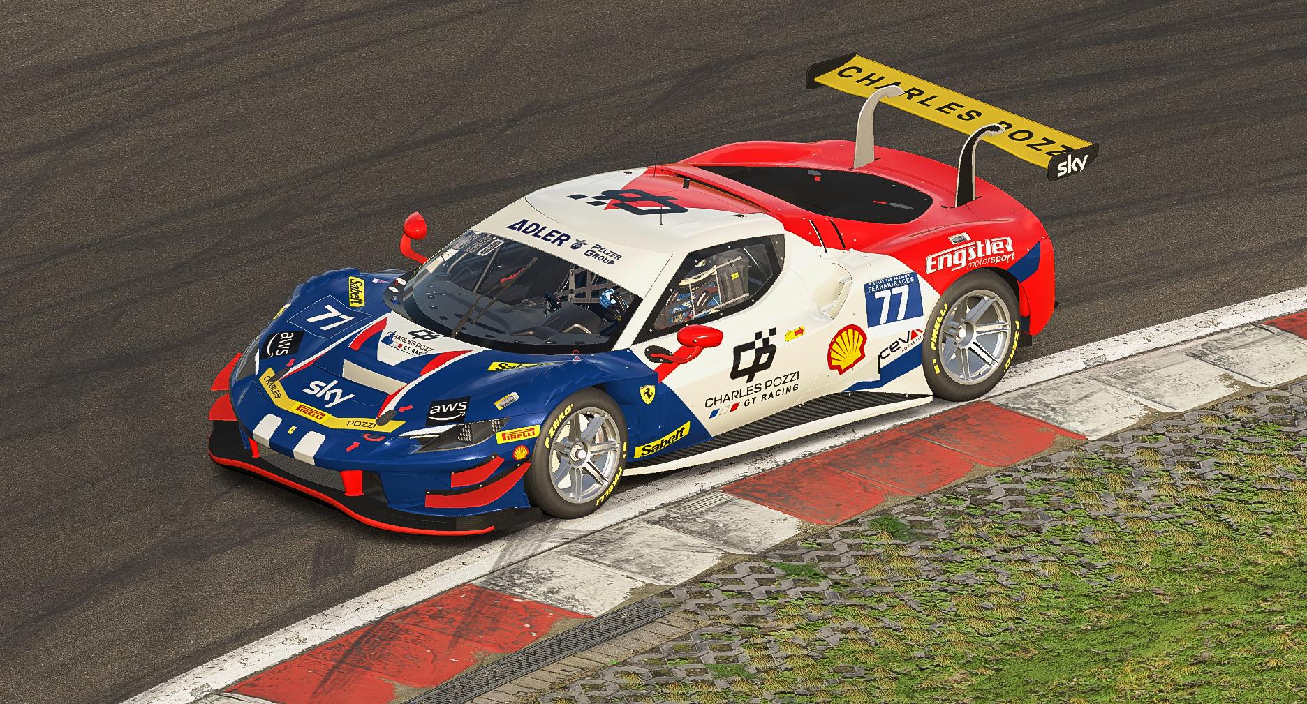 Preview of Charles Pozzi GT Racing supprt races Le Mans 2023 Ferrari 296 GT3 by Mike Riedner