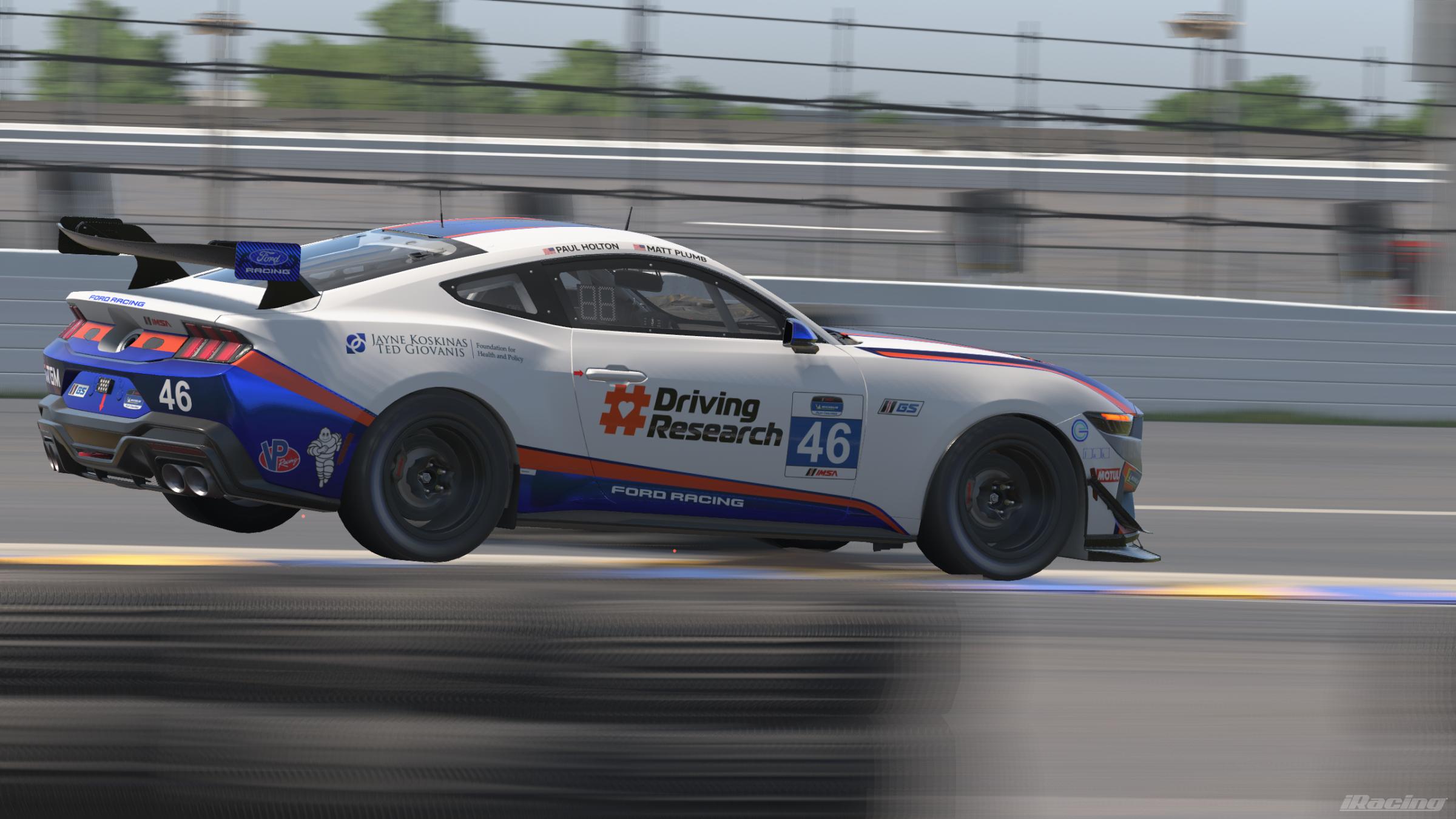 Preview of 2026 TeamTGM Ford Mustang GT4 #46 (Custom Number) by Serena M.