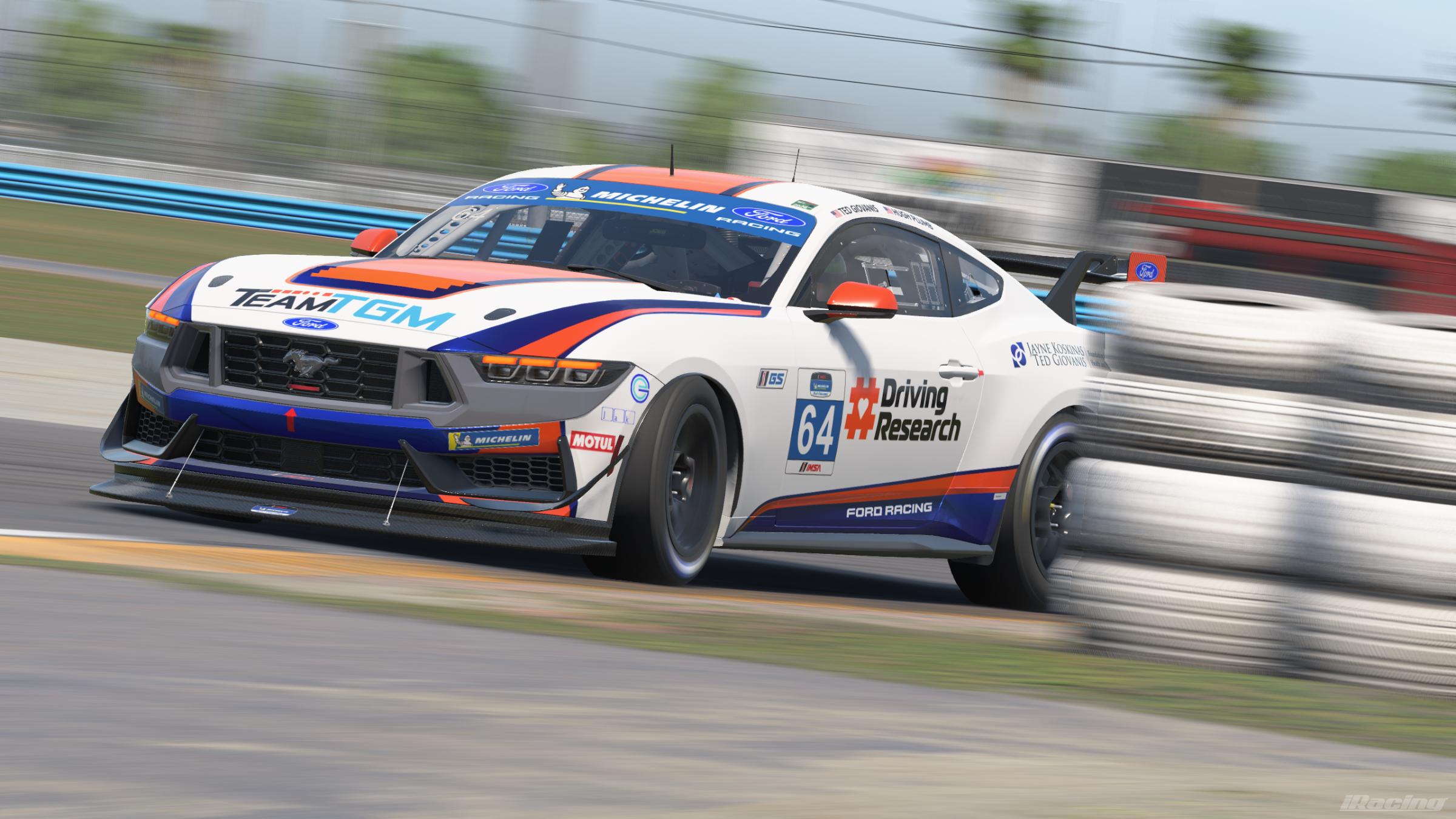 Preview of 2026 TeamTGM Ford Mustang GT4 #64 (Custom Number) by Serena M.