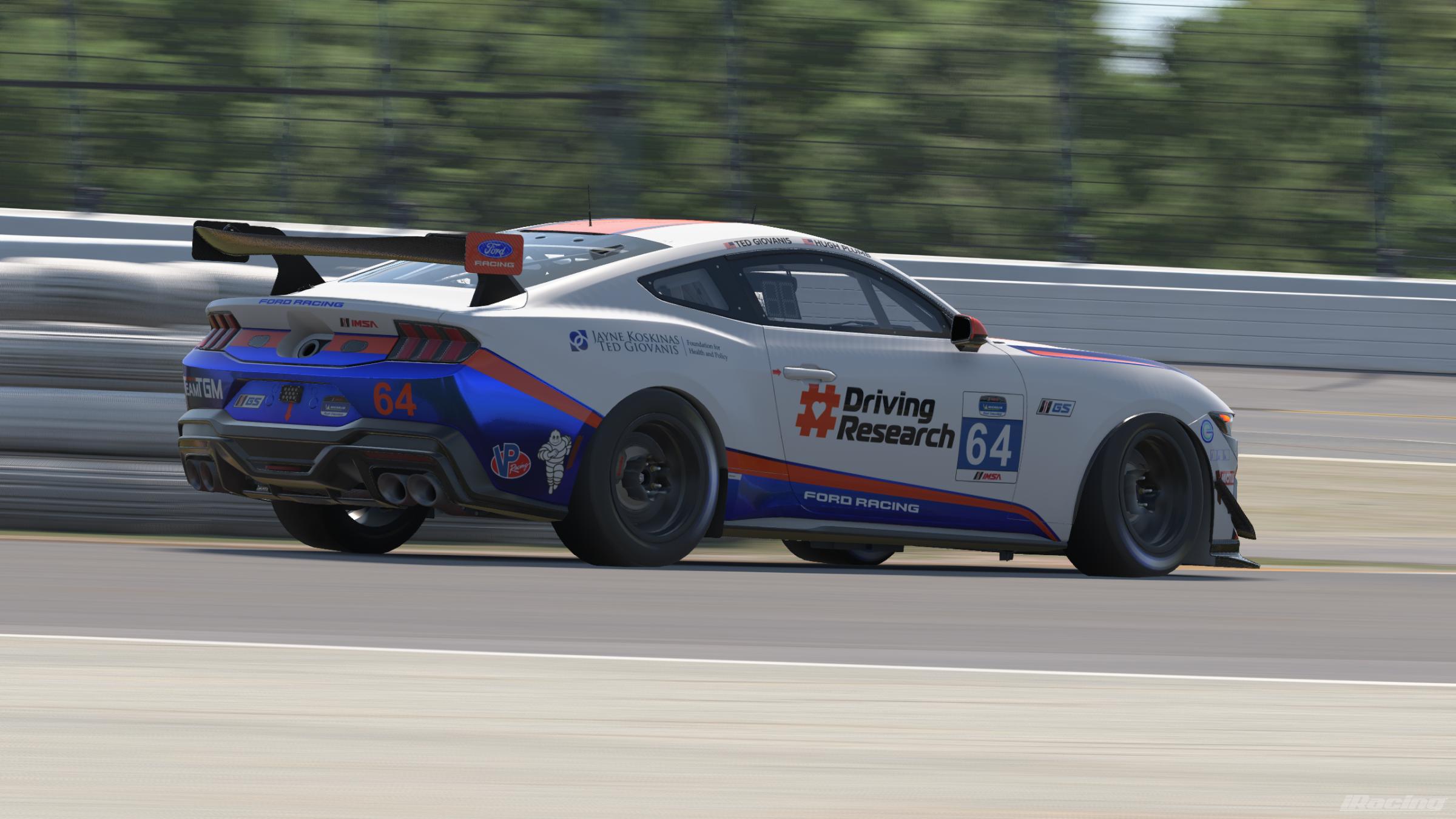 Preview of 2026 TeamTGM Ford Mustang GT4 #64 (Custom Number) by Serena M.