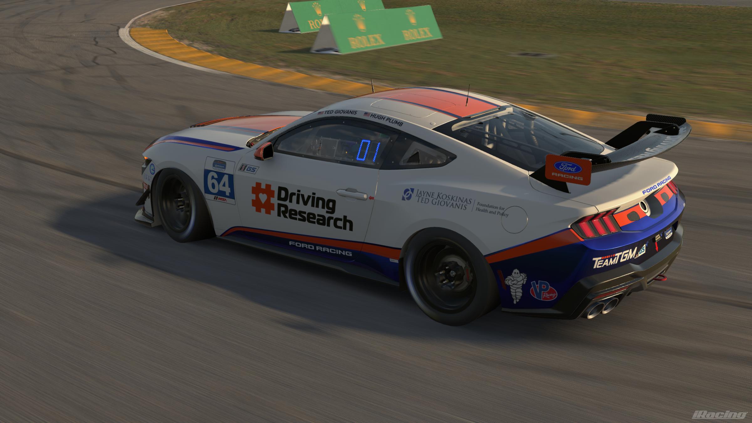 Preview of 2026 TeamTGM Ford Mustang GT4 #64 (Sim-Stamped Number) by Serena M.