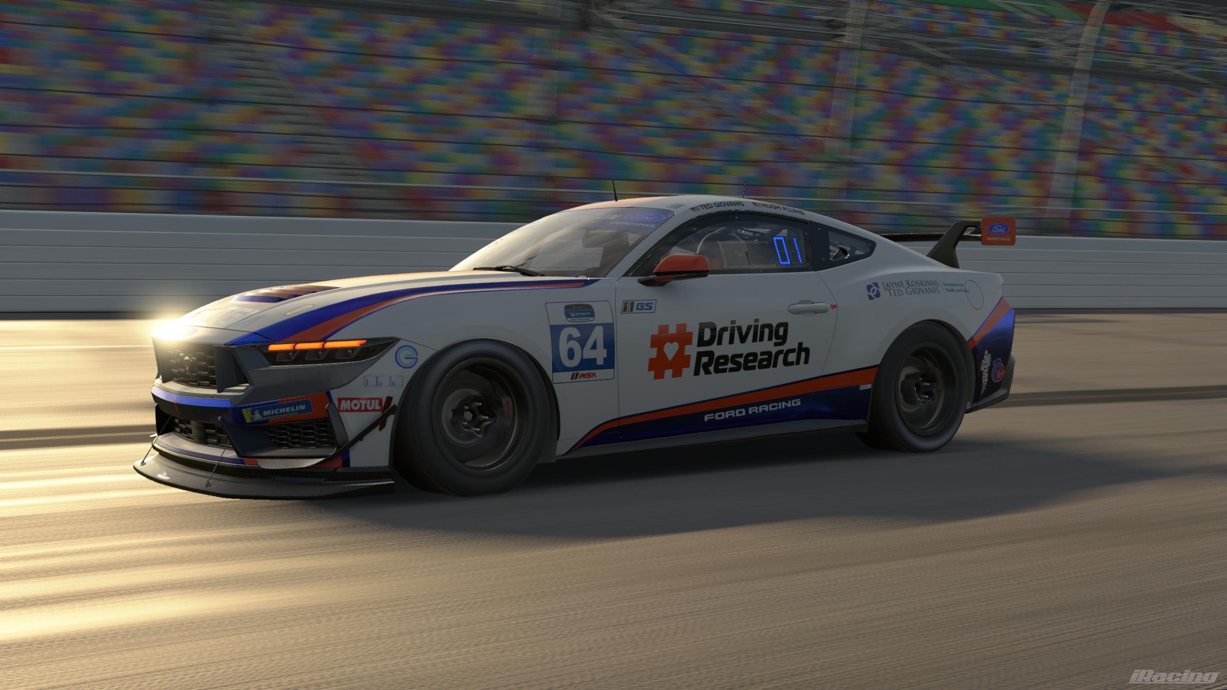 Preview of 2026 TeamTGM Ford Mustang GT4 #64 (Sim-Stamped Number) by Serena M.