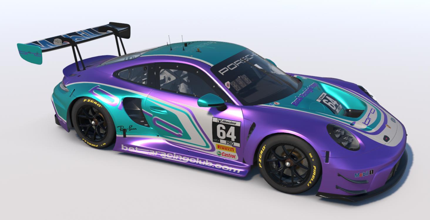 Preview of GT3 BRC league paint by Travis Fetterolf