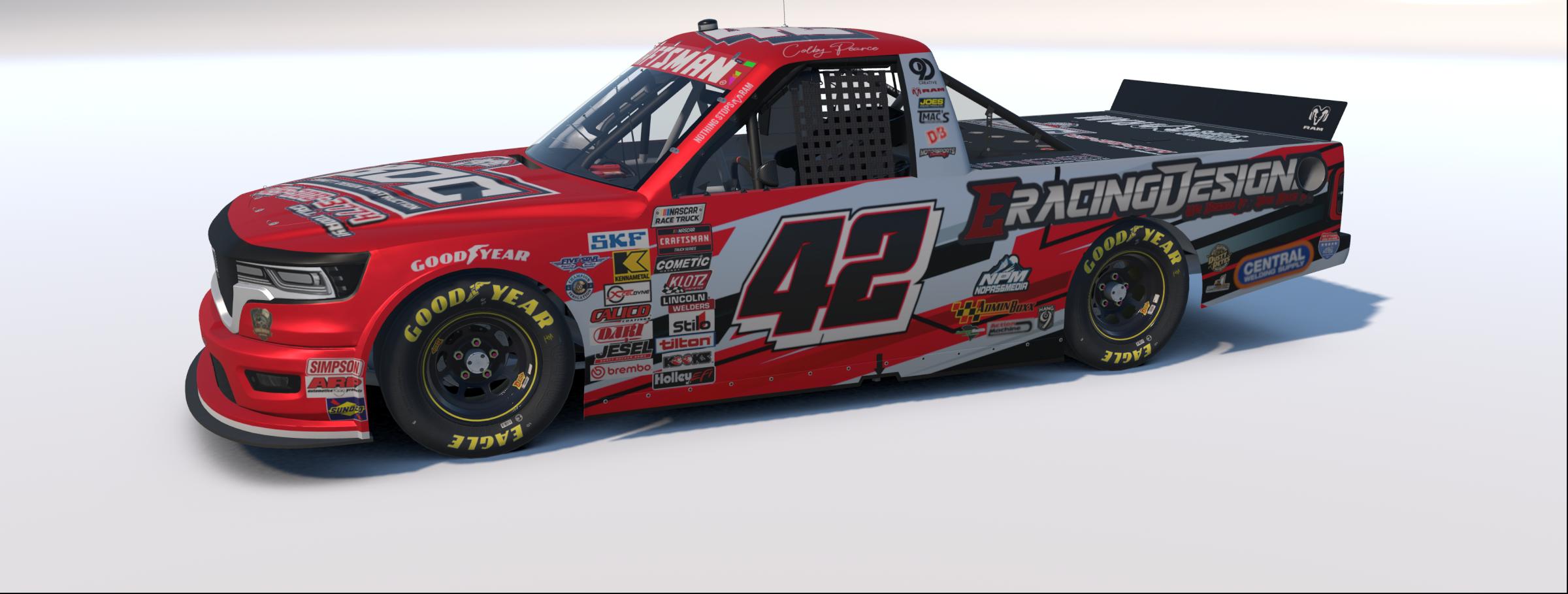 Preview of Colby Pearce 2026 Bennett Design Construction/E Racing Designs RAM W/ Spec Map by Rob Evans