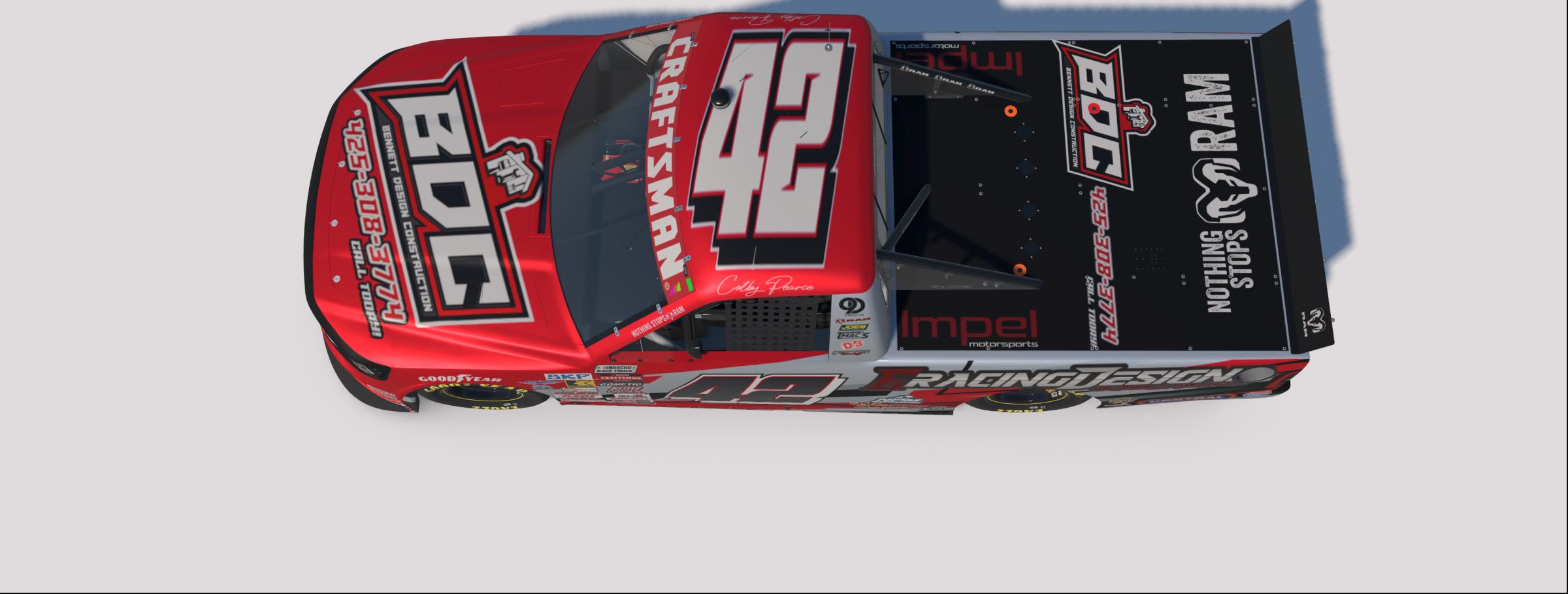Preview of Colby Pearce 2026 Bennett Design Construction/E Racing Designs RAM W/ Spec Map by Rob Evans