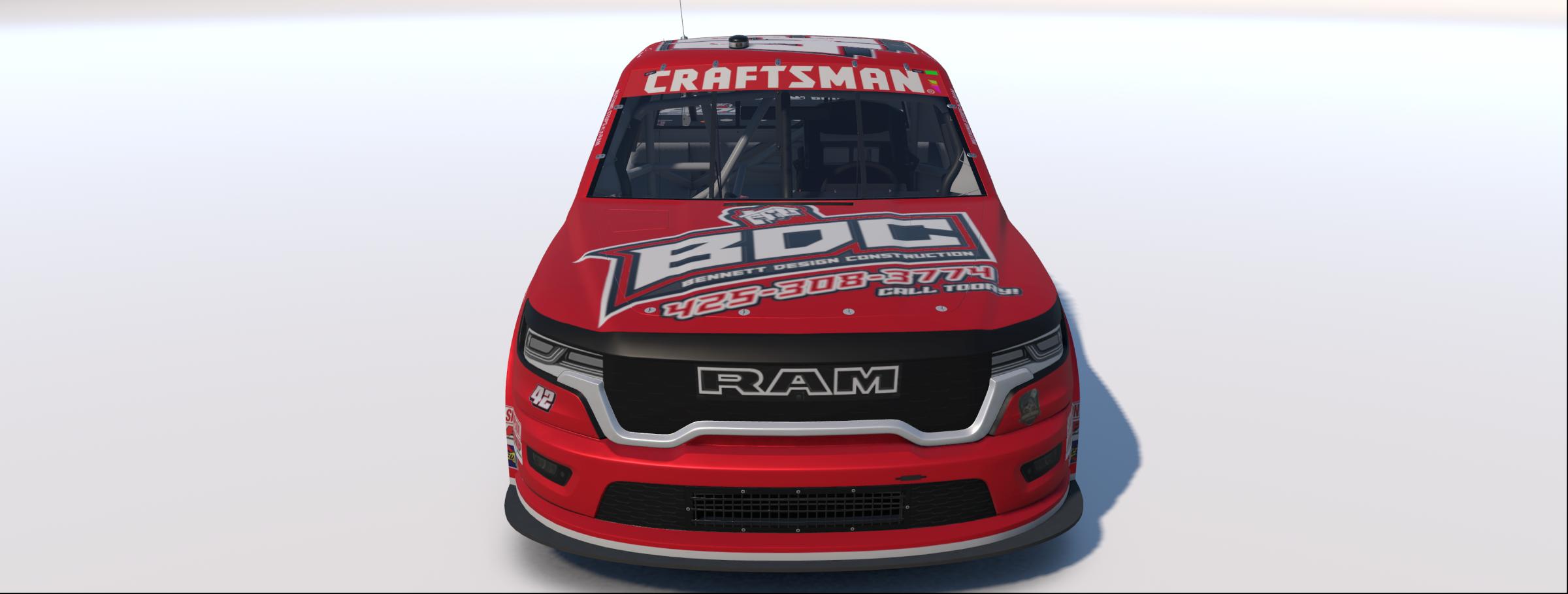 Preview of Colby Pearce 2026 Bennett Design Construction/E Racing Designs RAM W/ Spec Map by Rob Evans