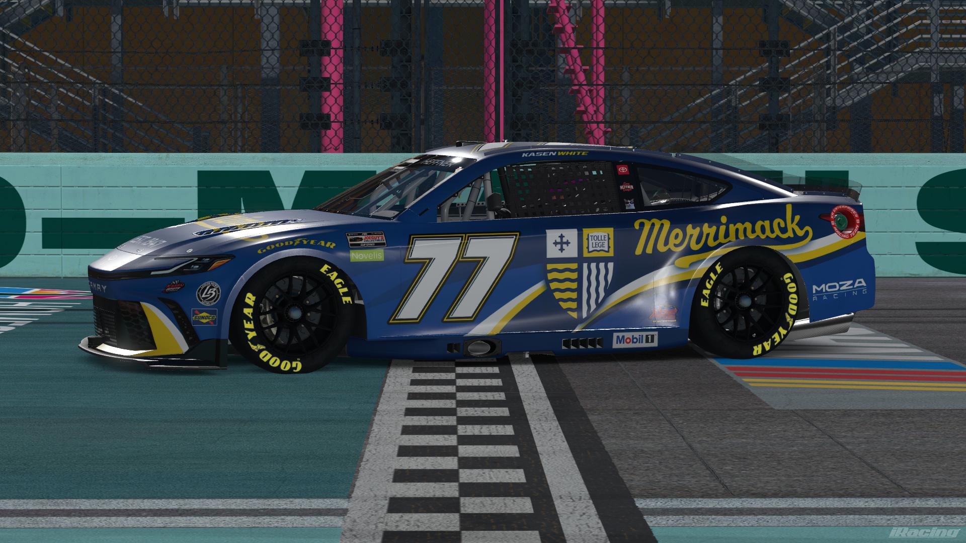 Preview of Kasen White #77 FRC Merrimack Camry XSE by Sam Heffner