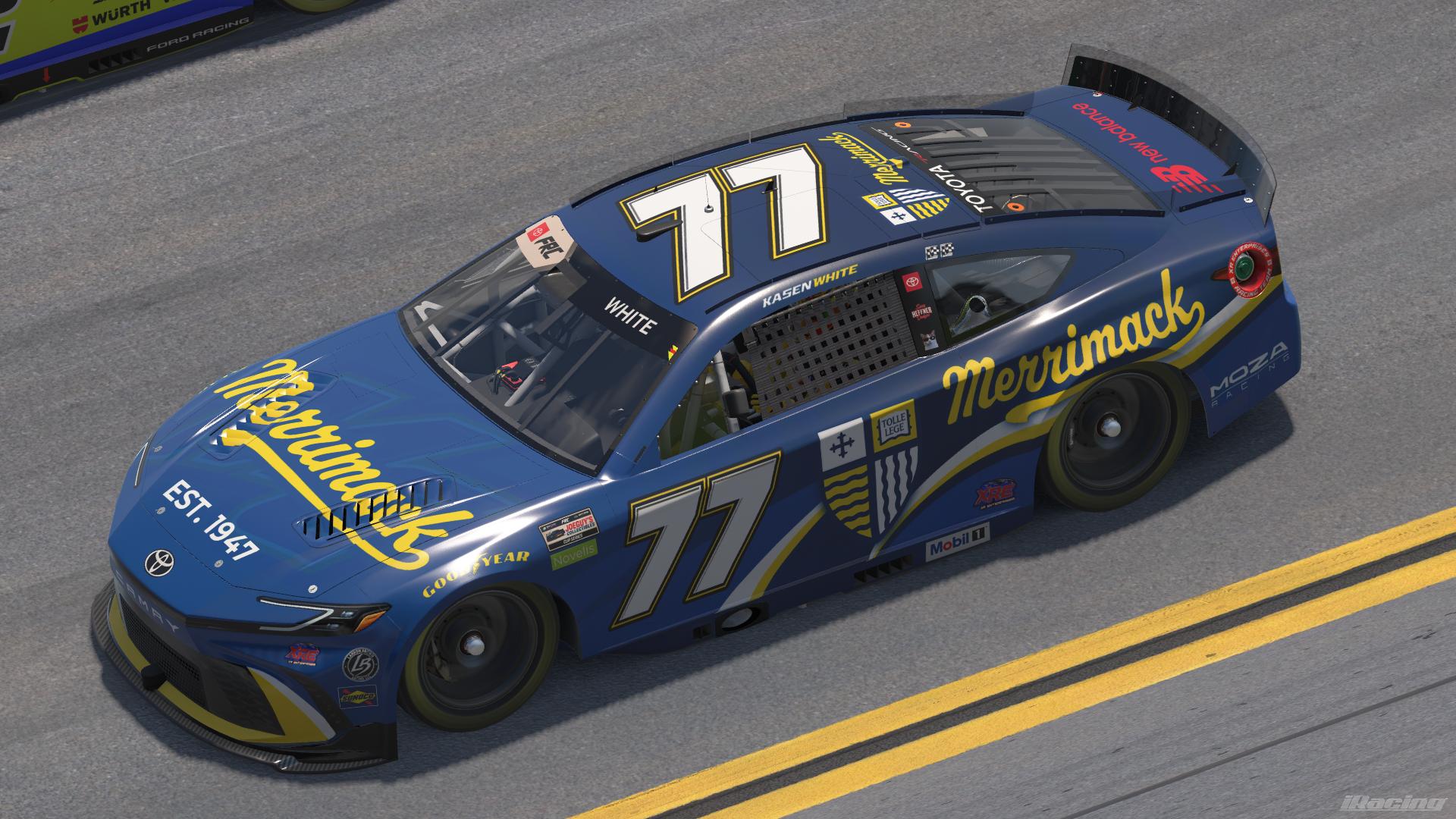 Preview of Kasen White #77 FRC Merrimack Camry XSE by Sam Heffner