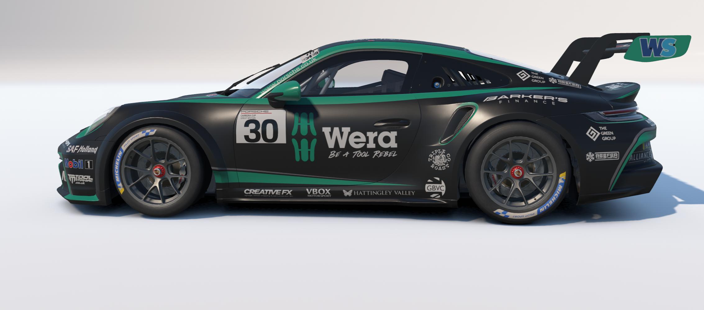 Preview of Team Parker Racing Car #30 2026 Porsche Carrera Cup GB - Will Jenkins by Keith Archer