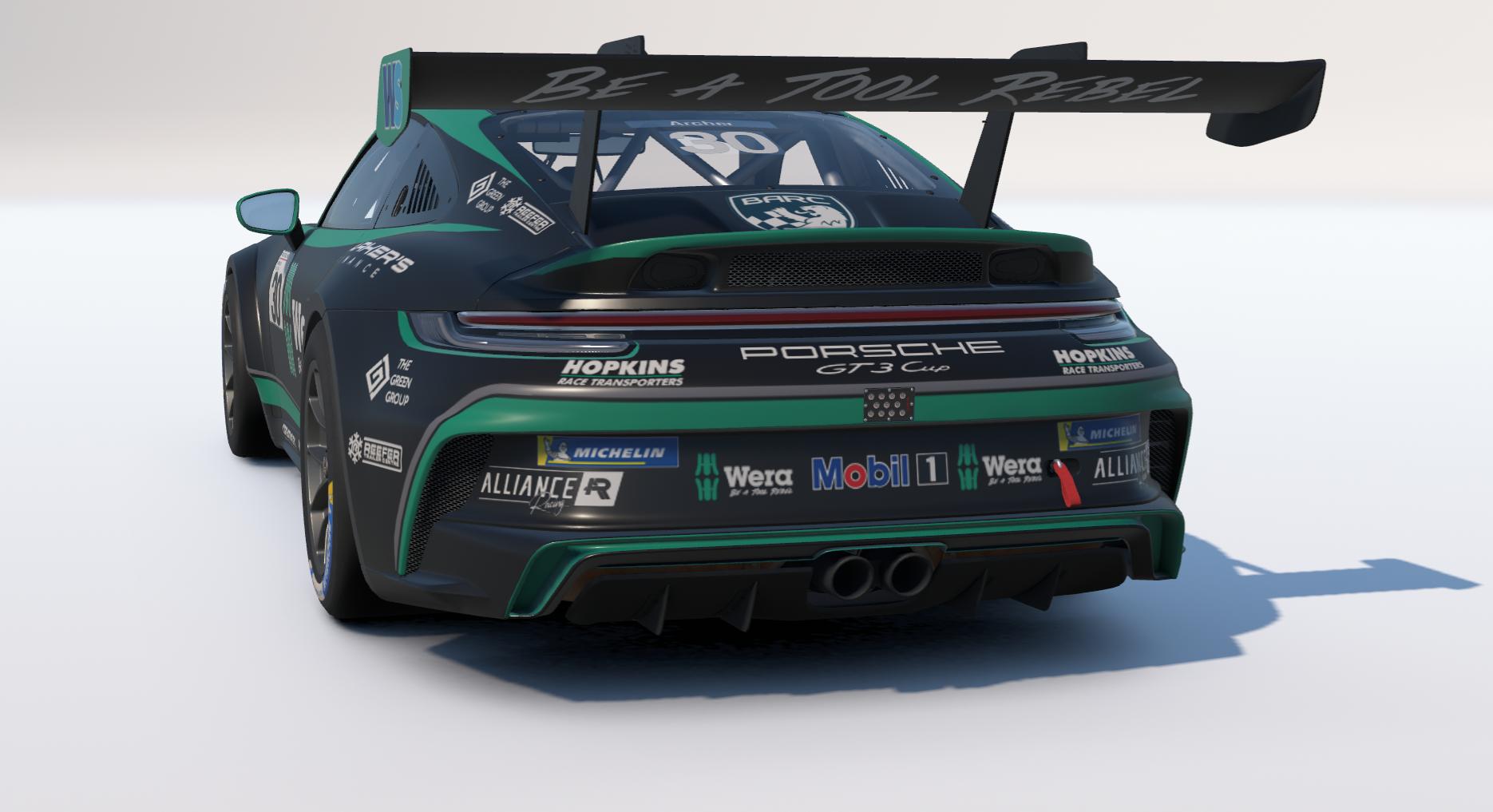 Preview of Team Parker Racing Car #30 2026 Porsche Carrera Cup GB - Will Jenkins by Keith Archer