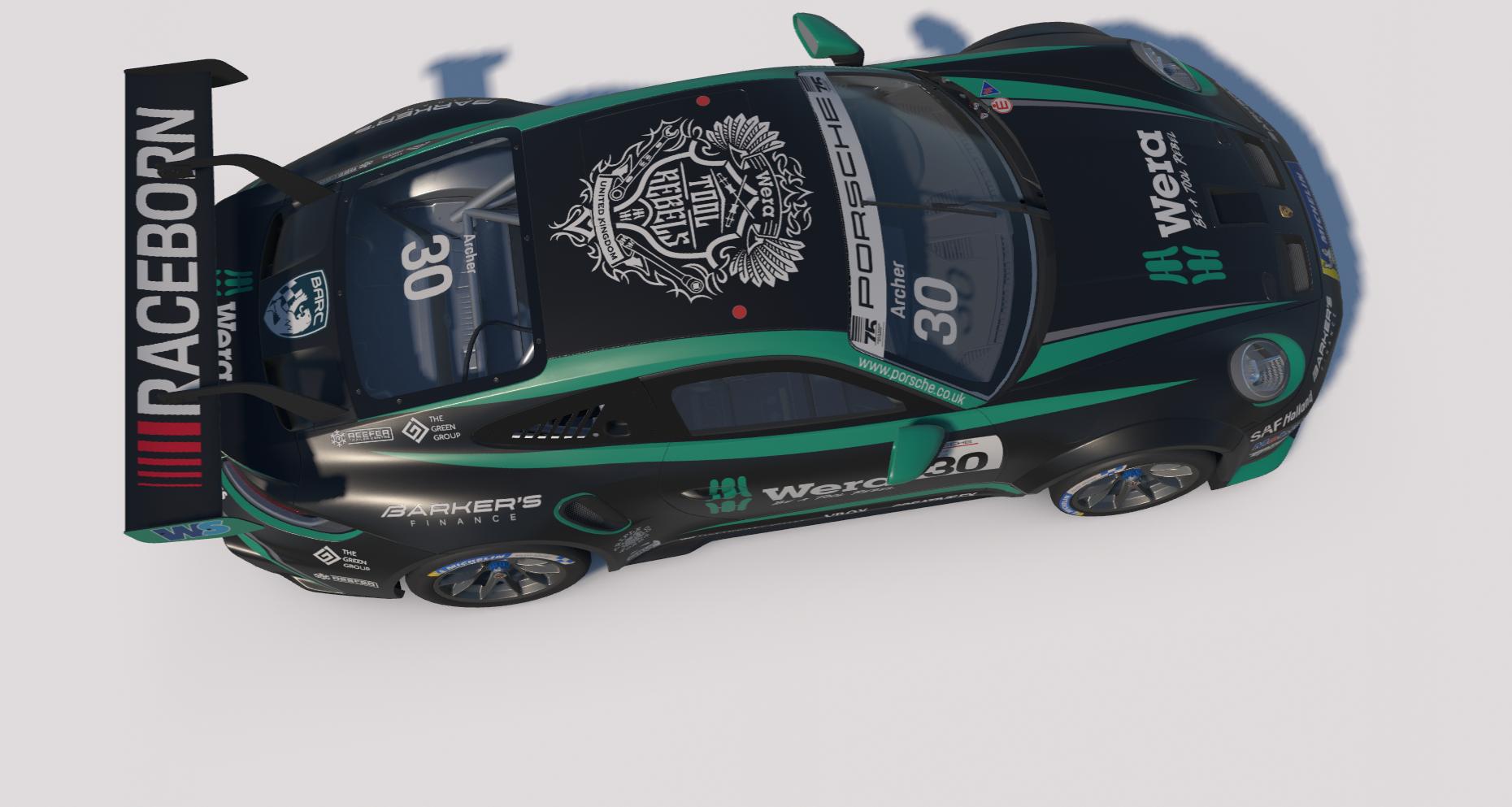 Preview of Team Parker Racing Car #30 2026 Porsche Carrera Cup GB - Will Jenkins by Keith Archer