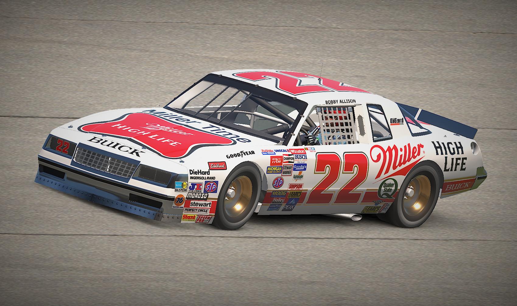 Preview of #22 1984 Bobby Allison Miller High Life by CJ Clark