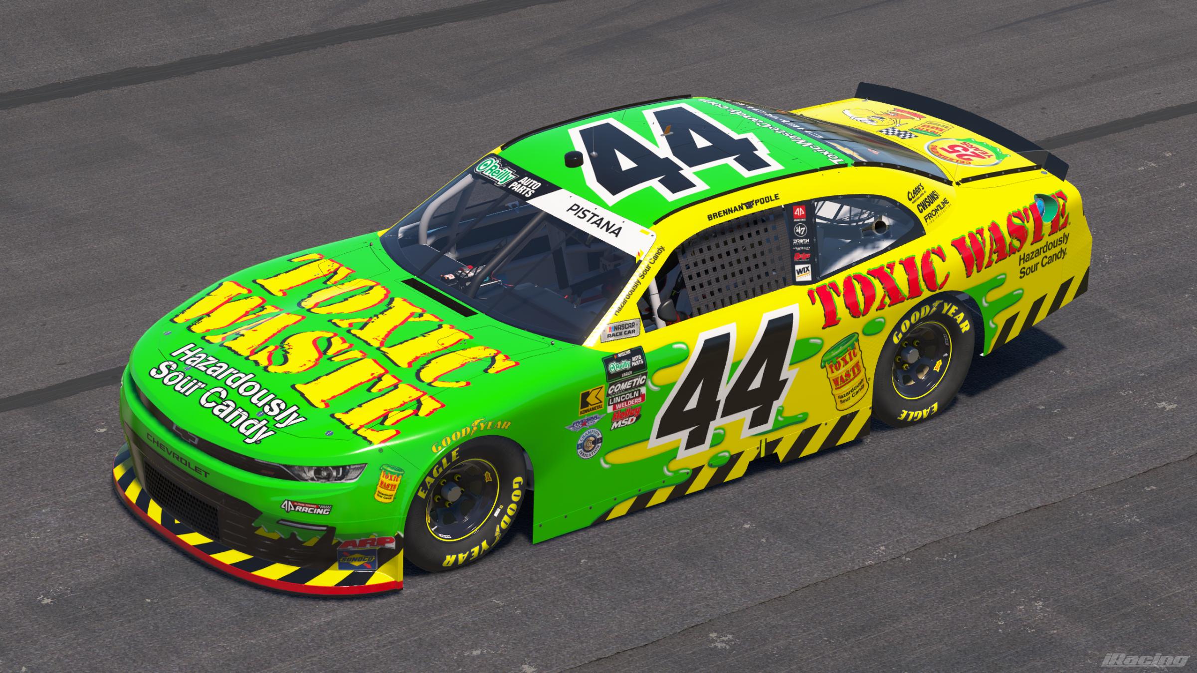 Preview of 2026 Brennan Poole #44 Toxic Waste by Ryan Pistana