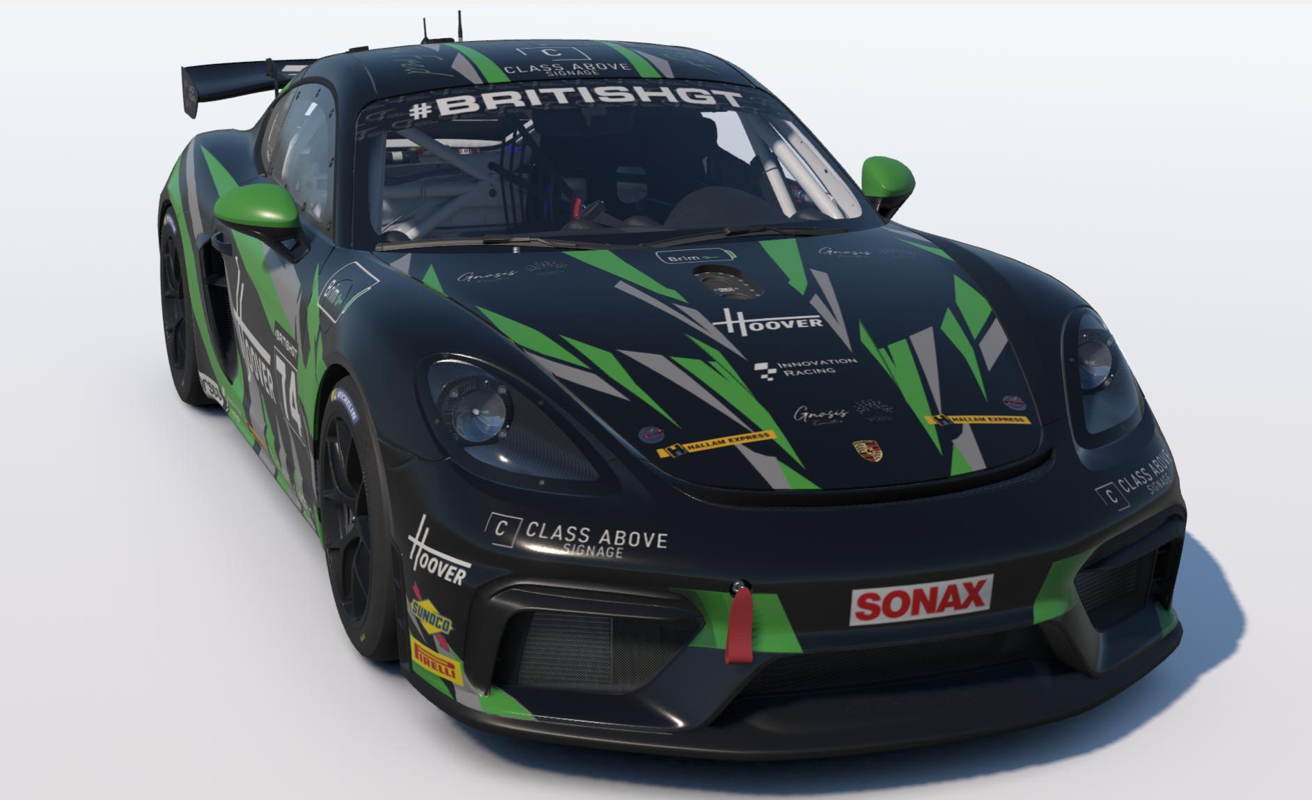 Preview of Innovation Racing 2026 livery from their Ginetta G56 EVO GT4 2026 British GT by Keith Archer
