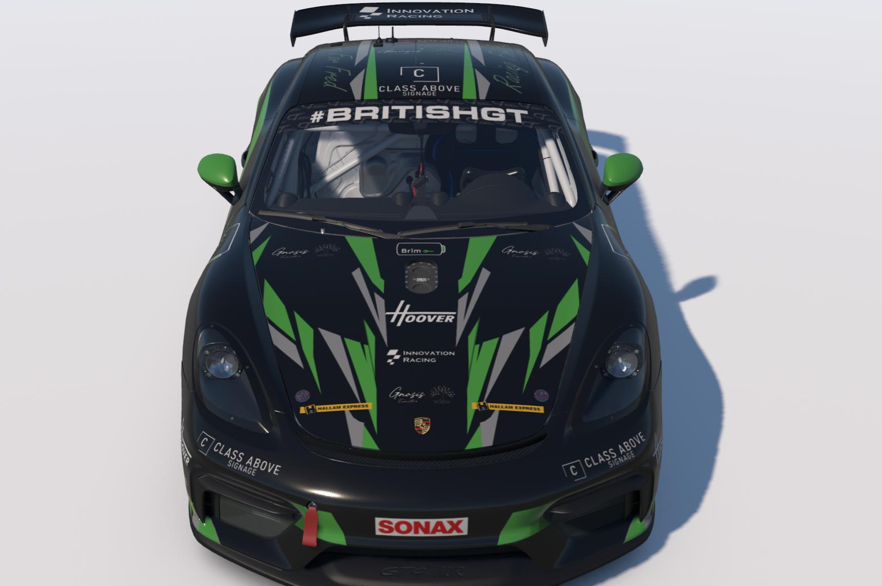 Preview of Innovation Racing 2026 livery from their Ginetta G56 EVO GT4 2026 British GT by Keith Archer