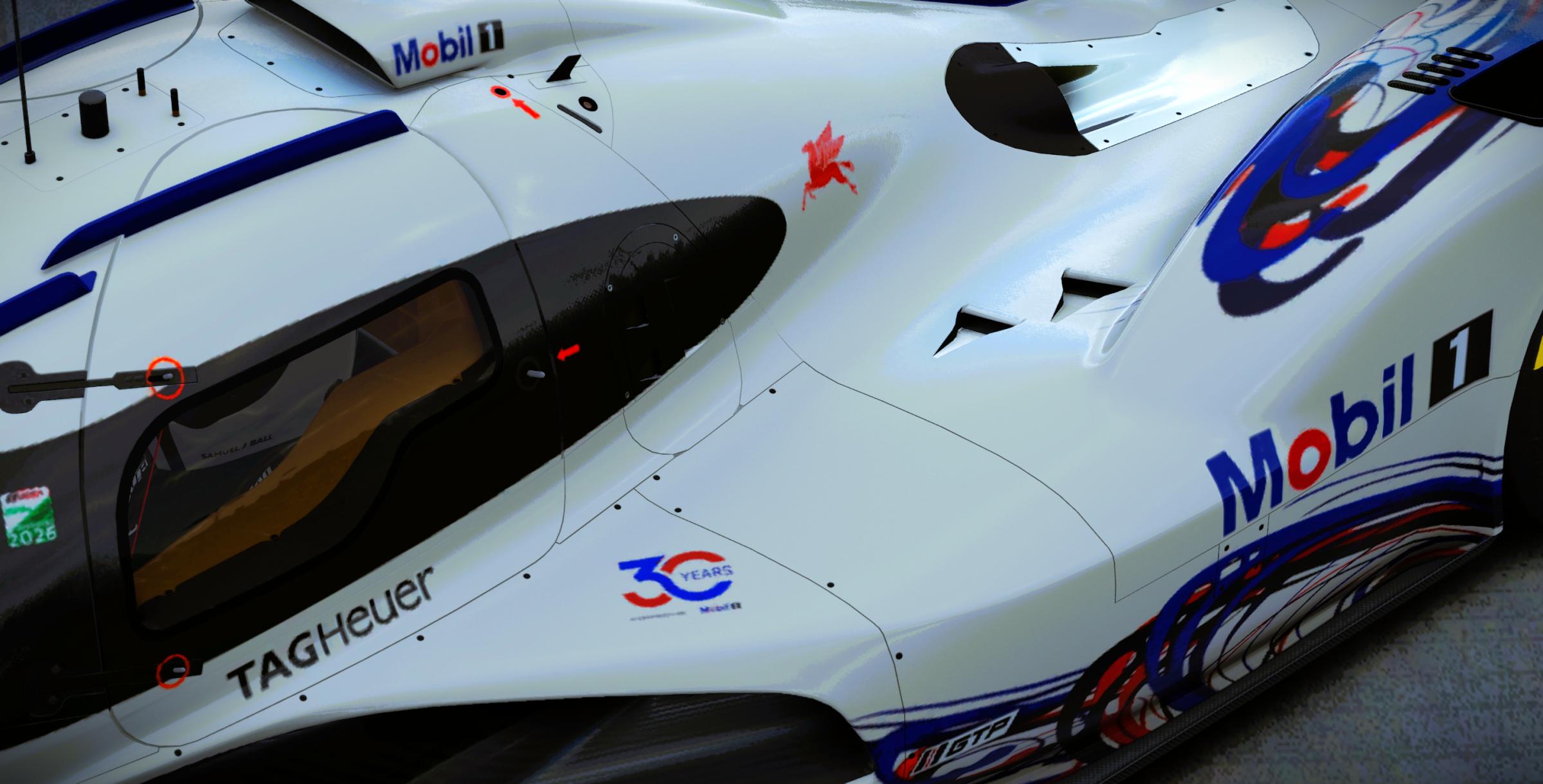 Preview of Porsche Penske Motorsports #6 Porsche 963 GTP 2026 Sebring IMSA Livery by Samuel J Ball
