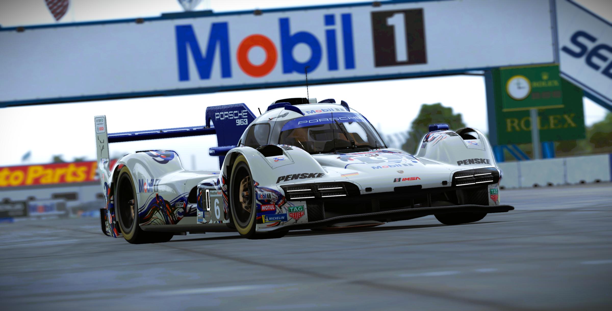 Preview of Porsche Penske Motorsports #6 Porsche 963 GTP 2026 Sebring IMSA Livery by Samuel J Ball