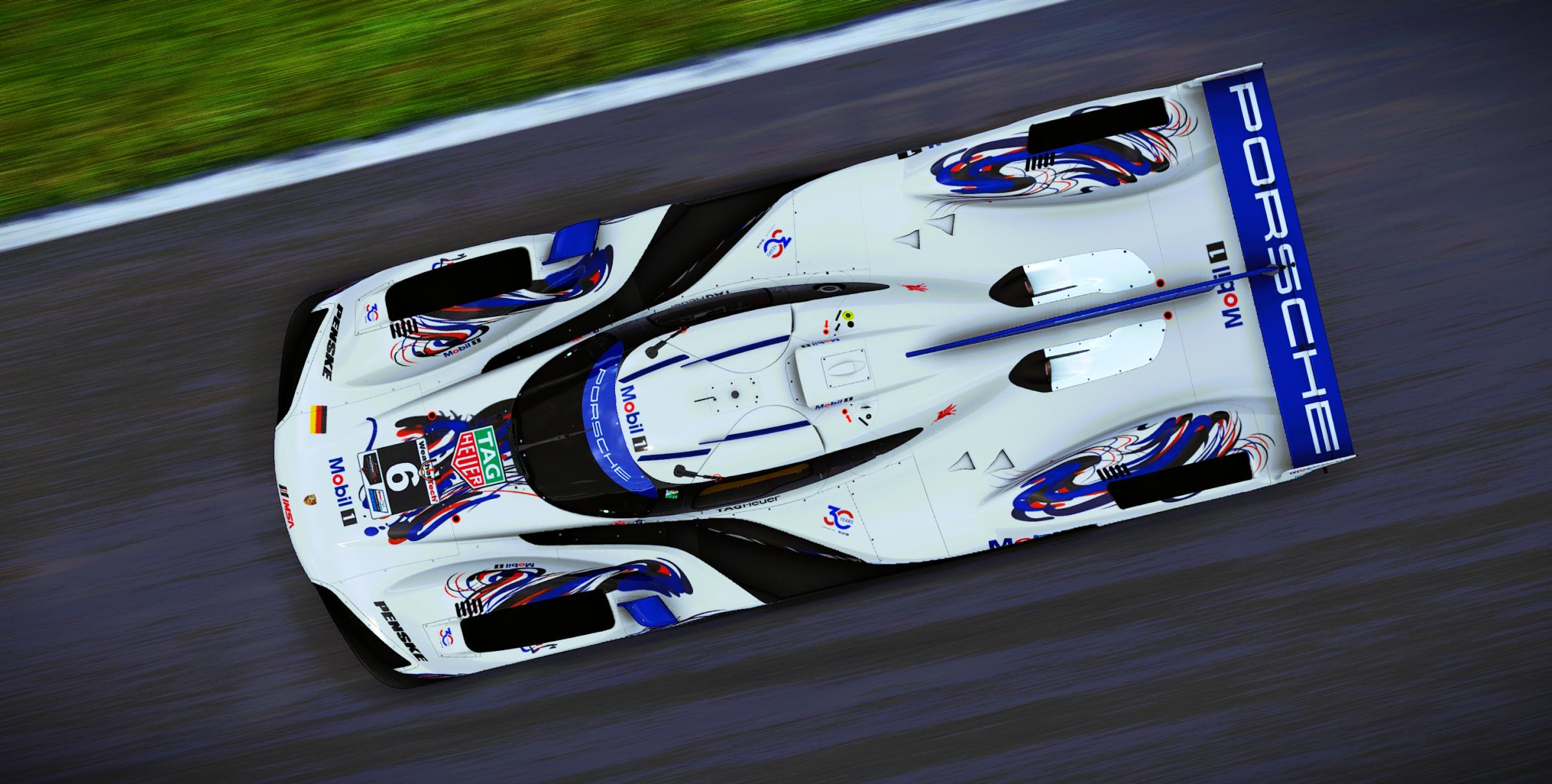 Preview of Porsche Penske Motorsports #6 Porsche 963 GTP 2026 Sebring IMSA Livery by Samuel J Ball