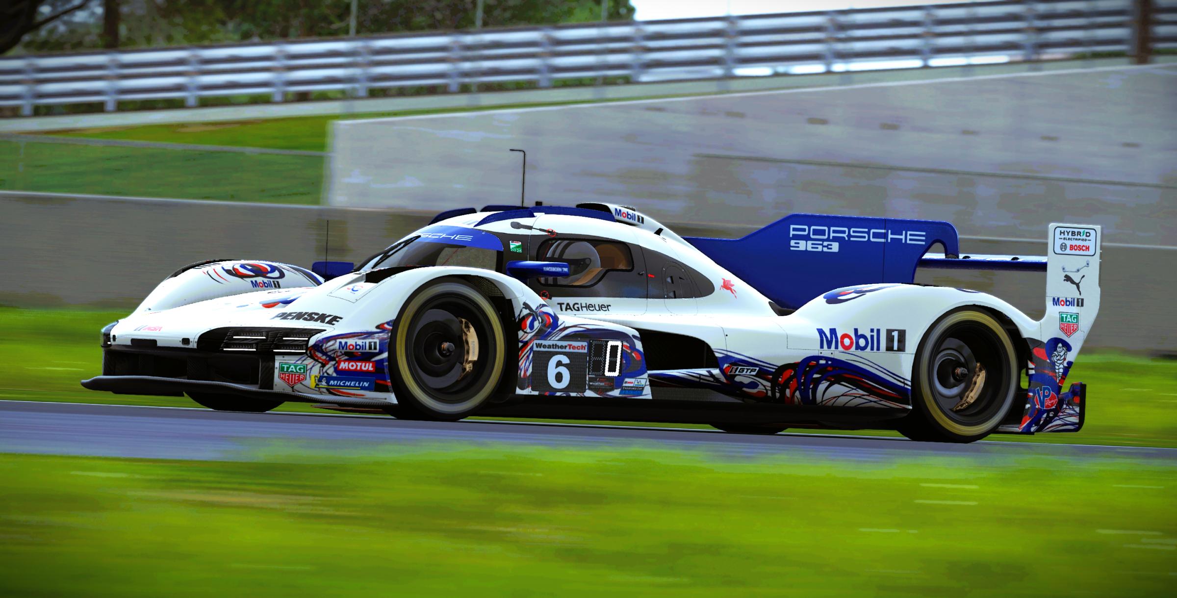 Preview of Porsche Penske Motorsports #6 Porsche 963 GTP 2026 Sebring IMSA Livery by Samuel J Ball