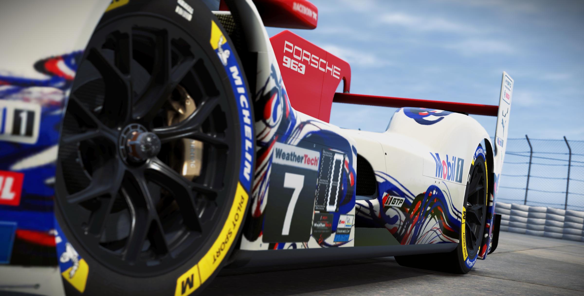 Preview of Porsche Penske Motorsports #7 Porsche 963 GTP 2026 Sebring IMSA Livery by Samuel J Ball