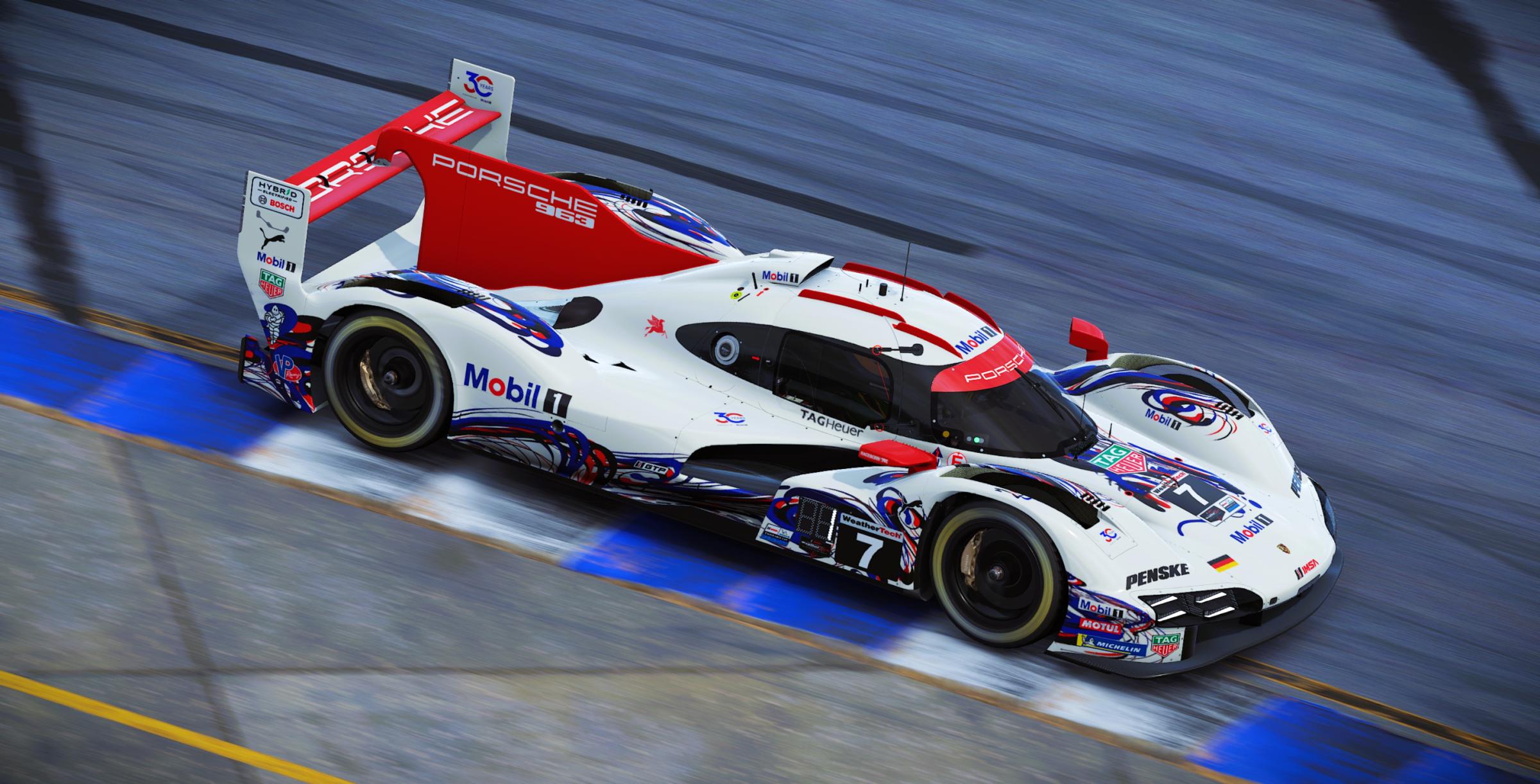 Preview of Porsche Penske Motorsports #7 Porsche 963 GTP 2026 Sebring IMSA Livery by Samuel J Ball