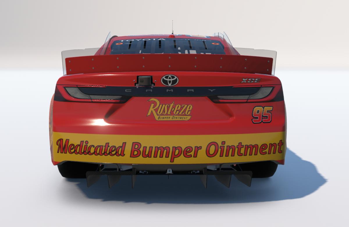Preview of Disney Pixar Cars Lightning McQueen Toyota Camry (Custom Number) by Logan Martini