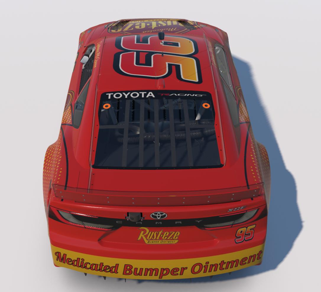 Preview of Disney Pixar Cars Lightning McQueen Toyota Camry (Custom Number) by Logan Martini
