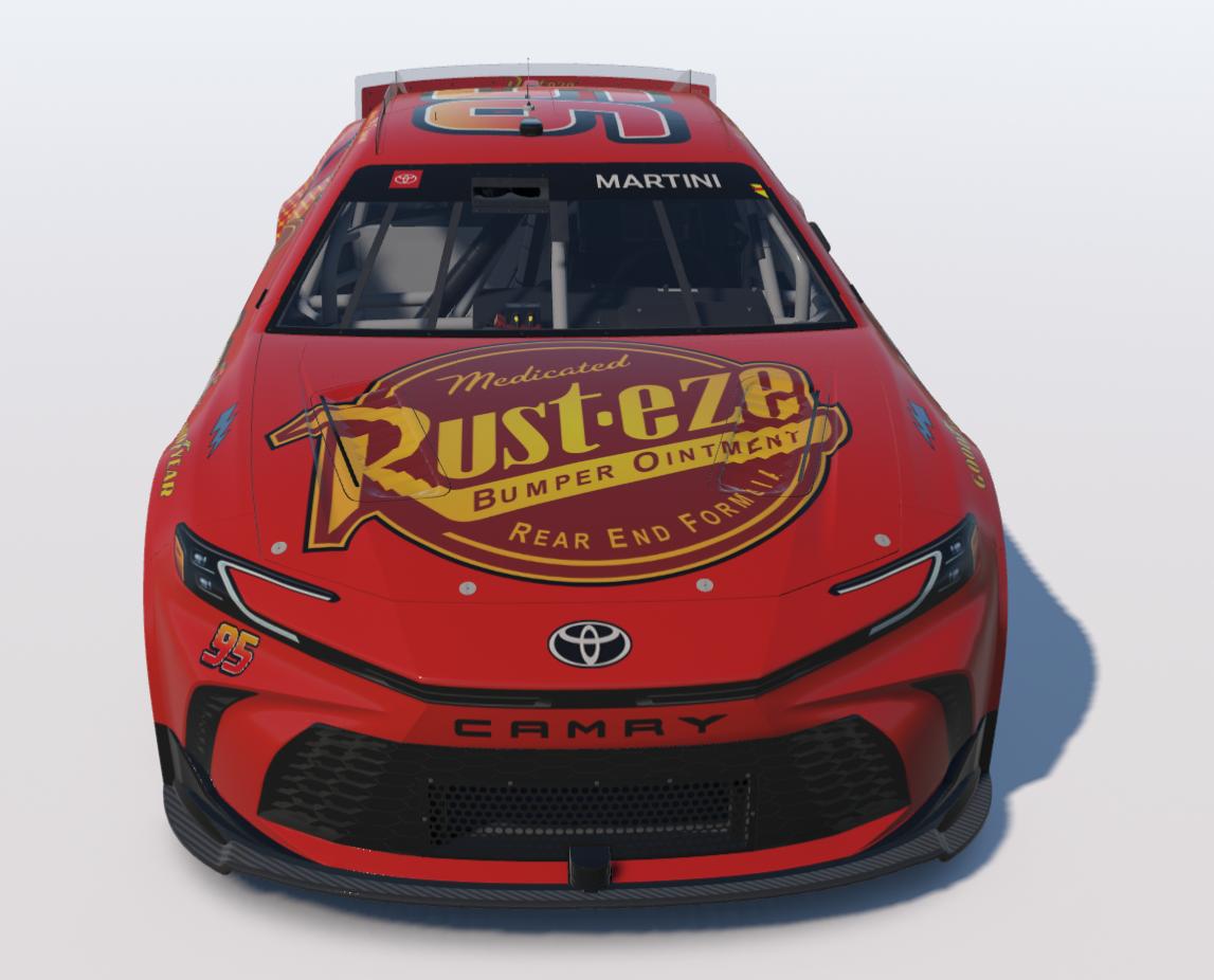 Preview of Disney Pixar Cars Lightning McQueen Toyota Camry (Custom Number) by Logan Martini