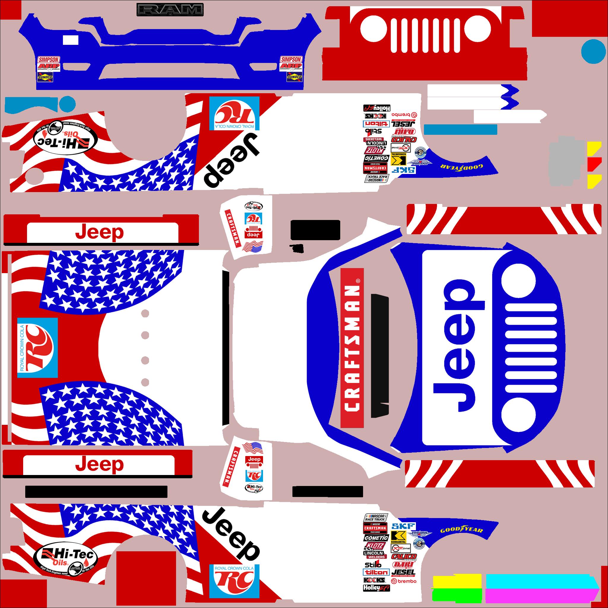 Preview of Nascar Truck Ram Jeep by Clyde Coman