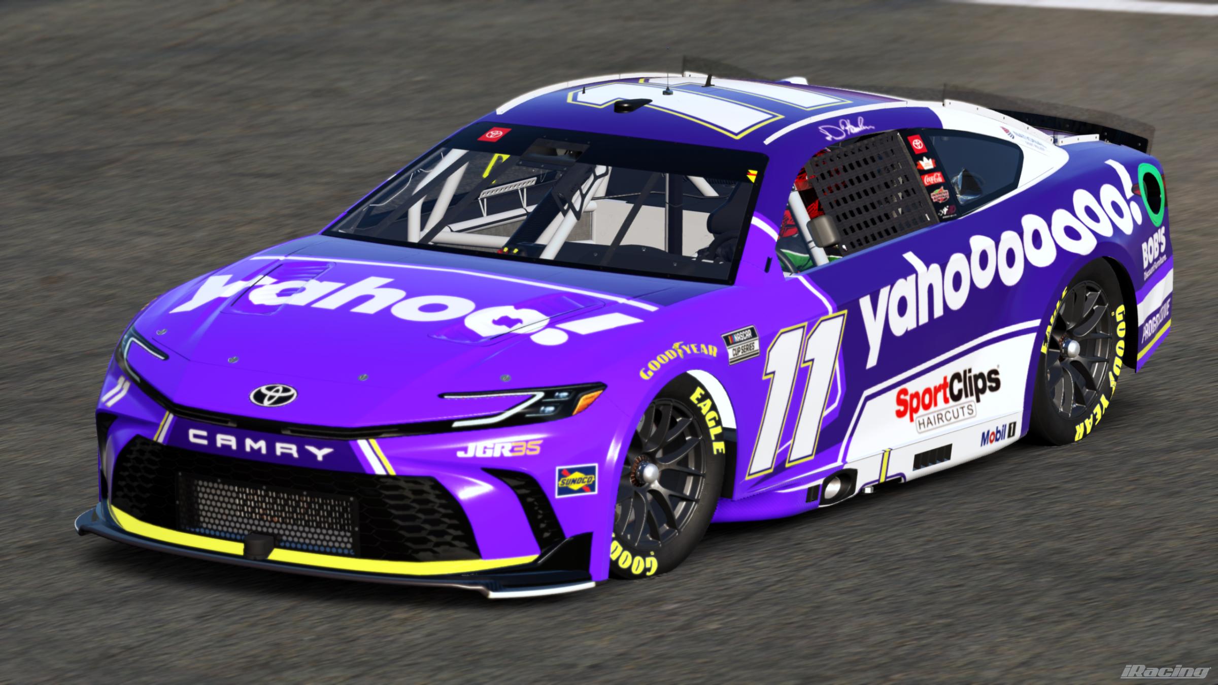 Preview of Denny Hamlin 2026 Yahoo! (Sim #) by Gary P.