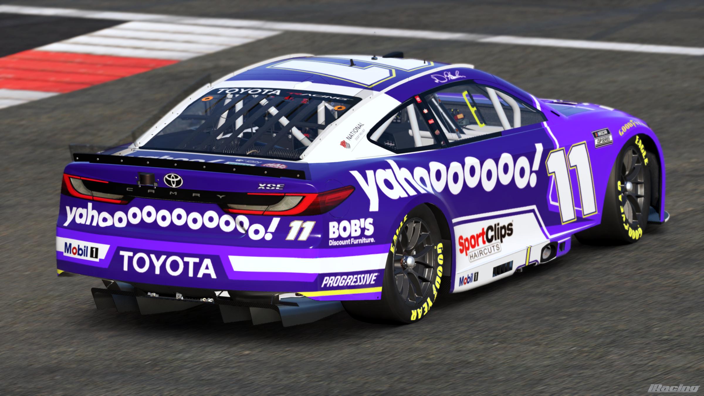 Preview of Denny Hamlin 2026 Yahoo! (Sim #) by Gary P.
