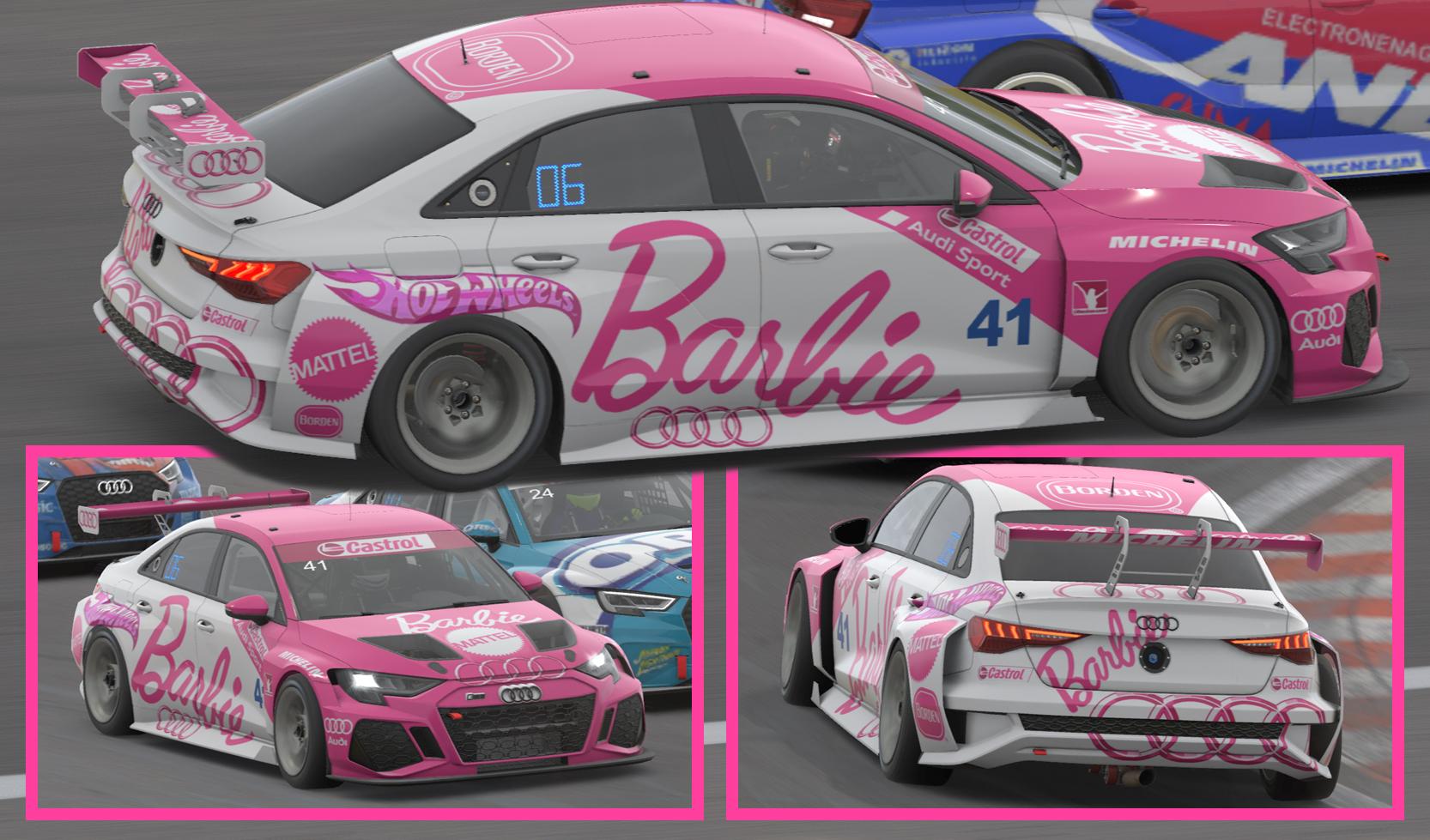 Preview of TCR Audi RS3 TGA Barbie by Clyde Coman