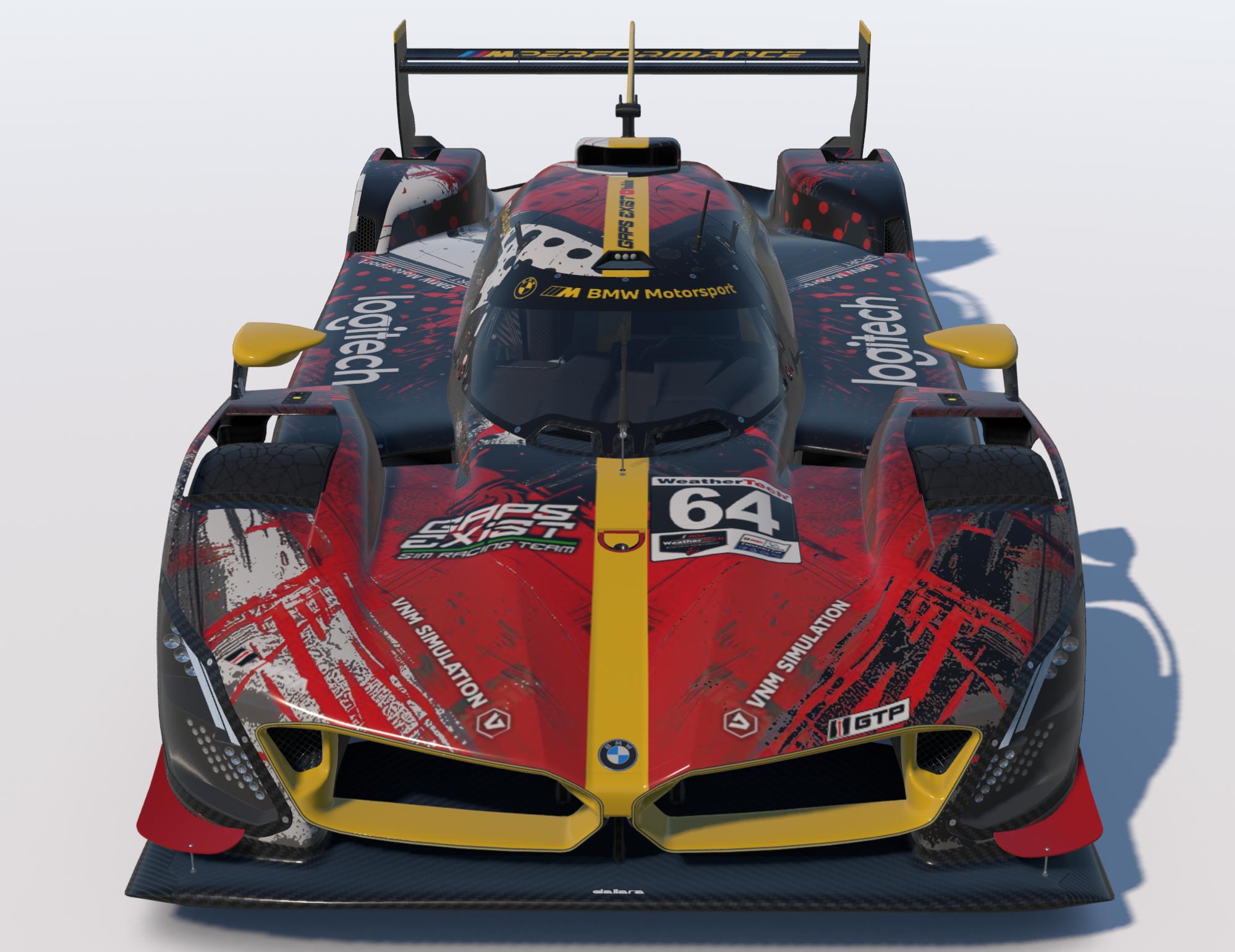 Preview of Gaps Exist Sim Racing Team Livery for the BMW Hybrid V8 by Gav E.