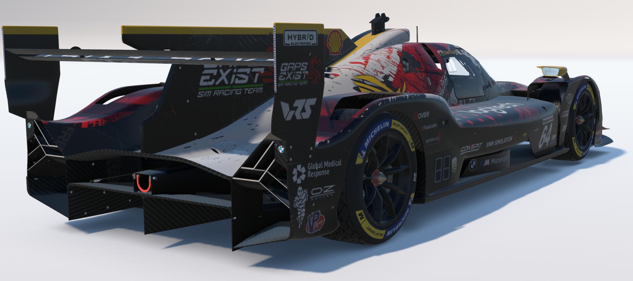 Preview of Gaps Exist Sim Racing Team Livery for the BMW Hybrid V8 by Gav E.