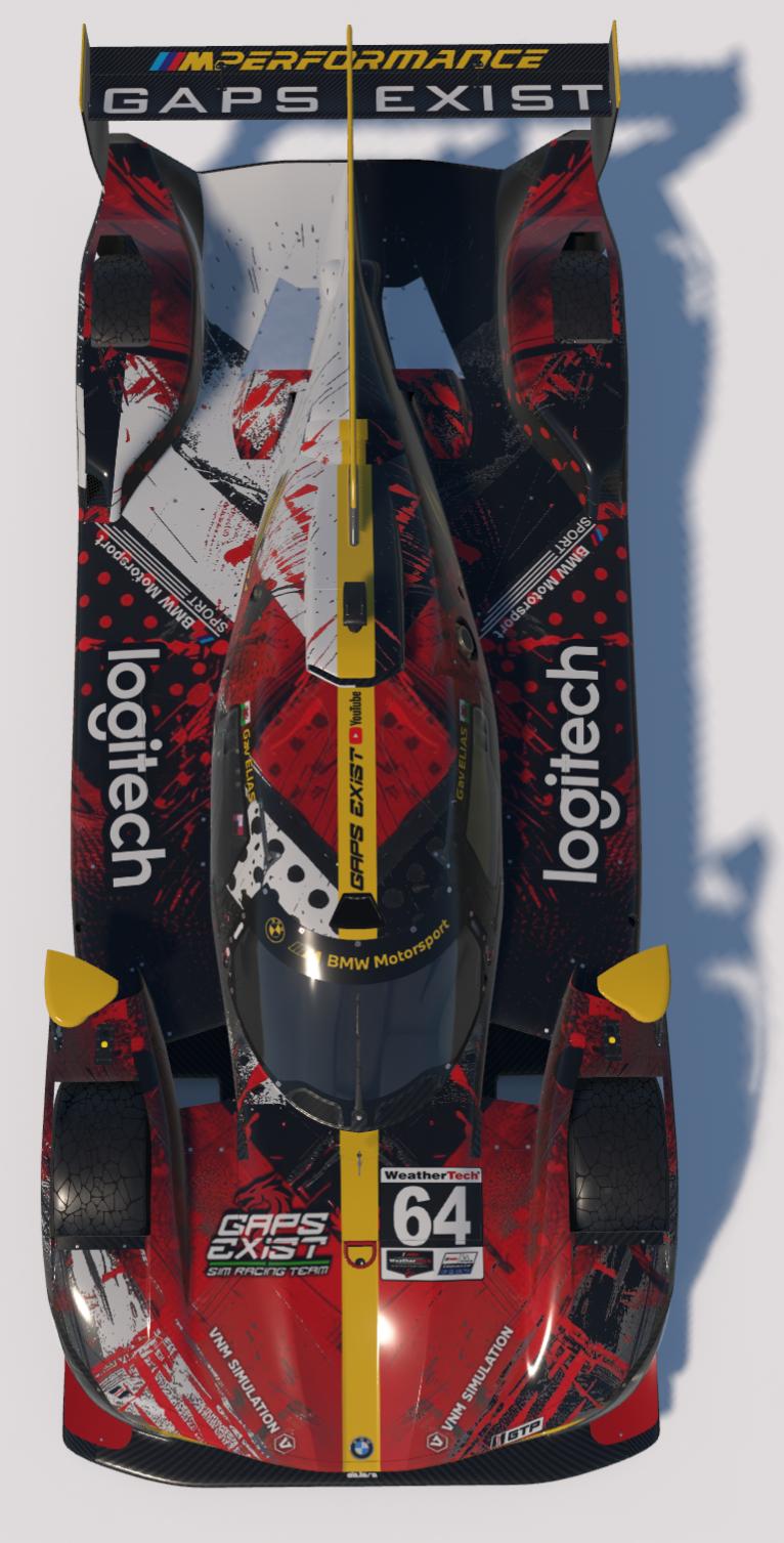 Preview of Gaps Exist Sim Racing Team Livery for the BMW Hybrid V8 by Gav E.