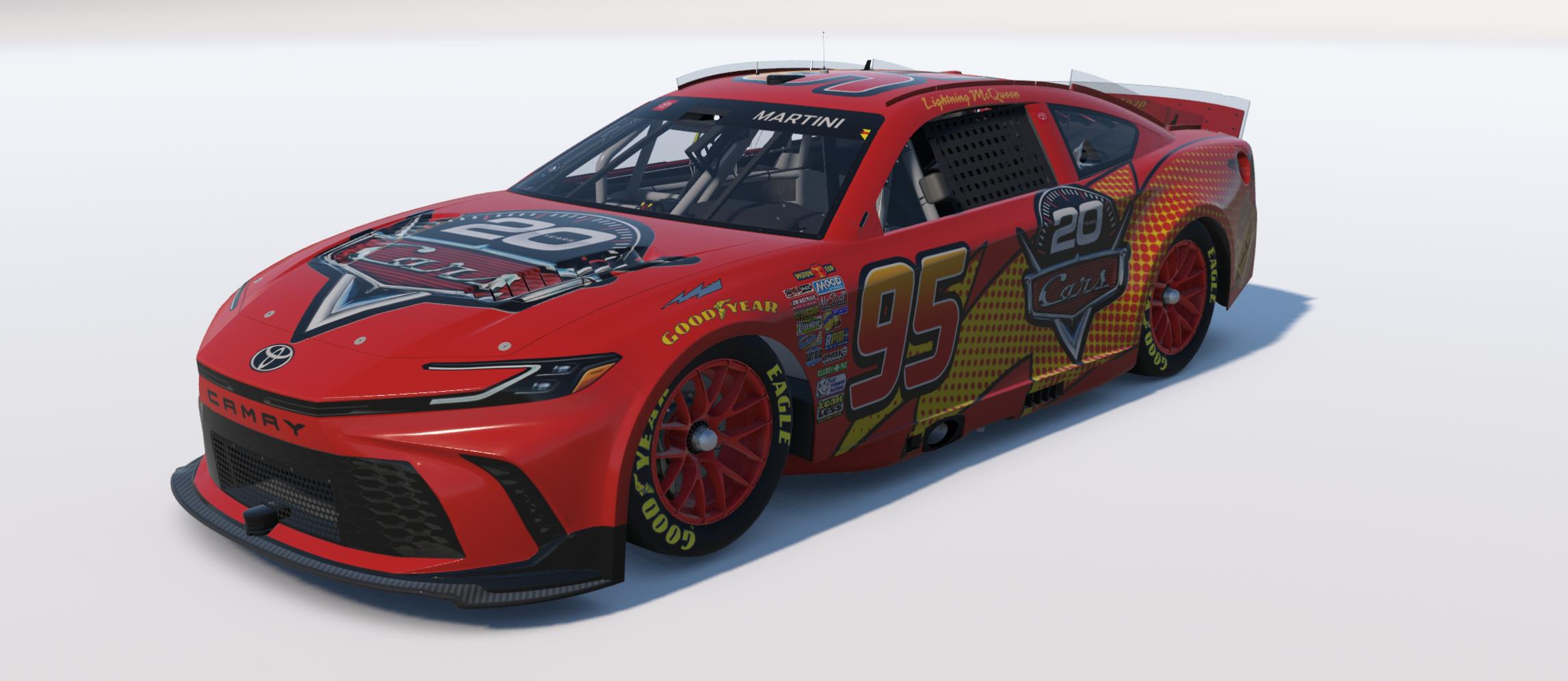 Preview of Disney Pixar Cars 20th Anniversary Camry (Custom Number 95) by Logan Martini