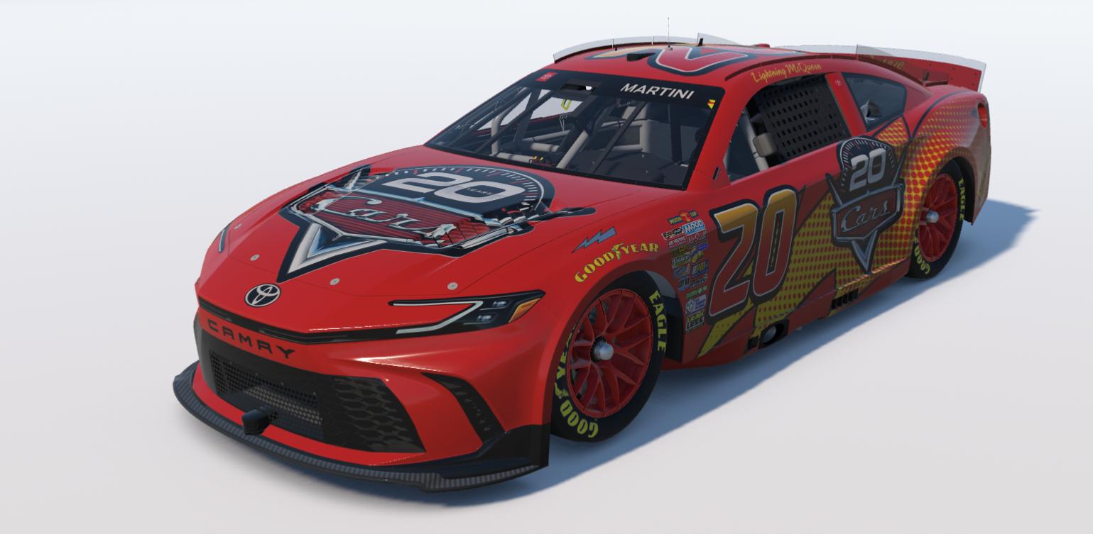 Preview of Disney Pixar Cars 20th Anniversary Camry (Custom Number 20) by Logan Martini