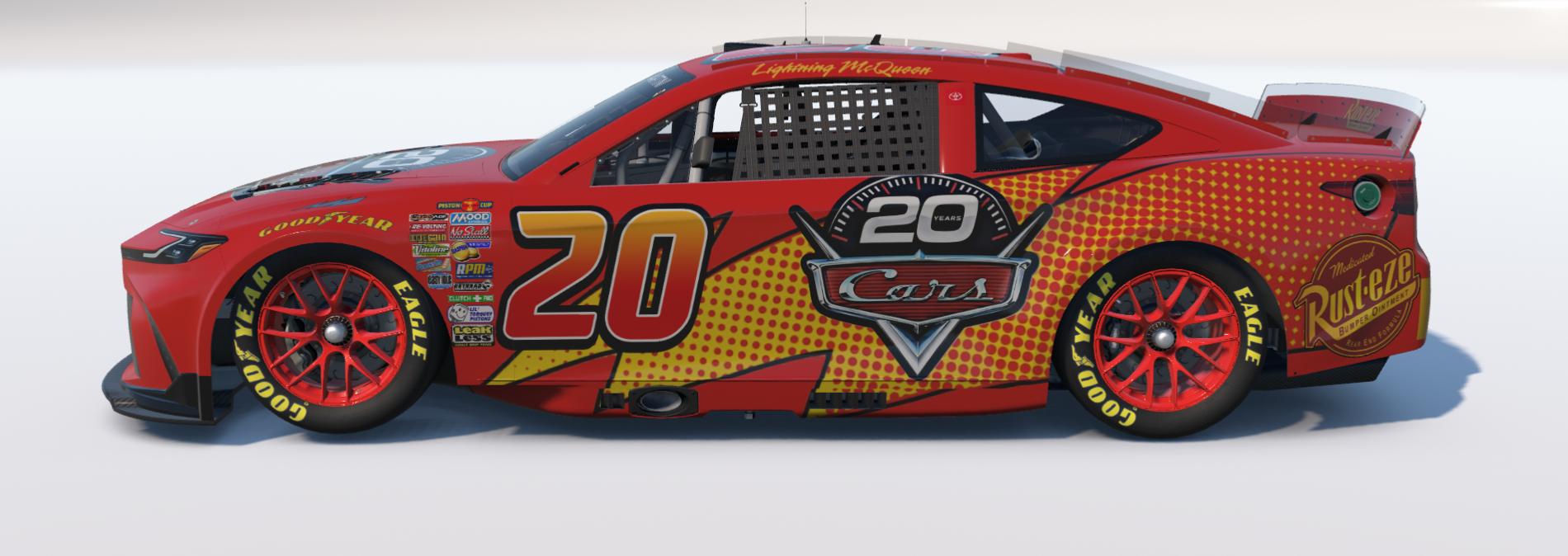 Preview of Disney Pixar Cars 20th Anniversary Camry (Custom Number 20) by Logan Martini
