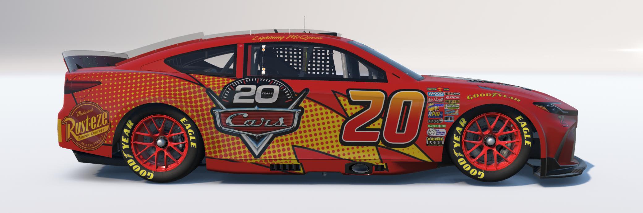 Preview of Disney Pixar Cars 20th Anniversary Camry (Custom Number 20) by Logan Martini