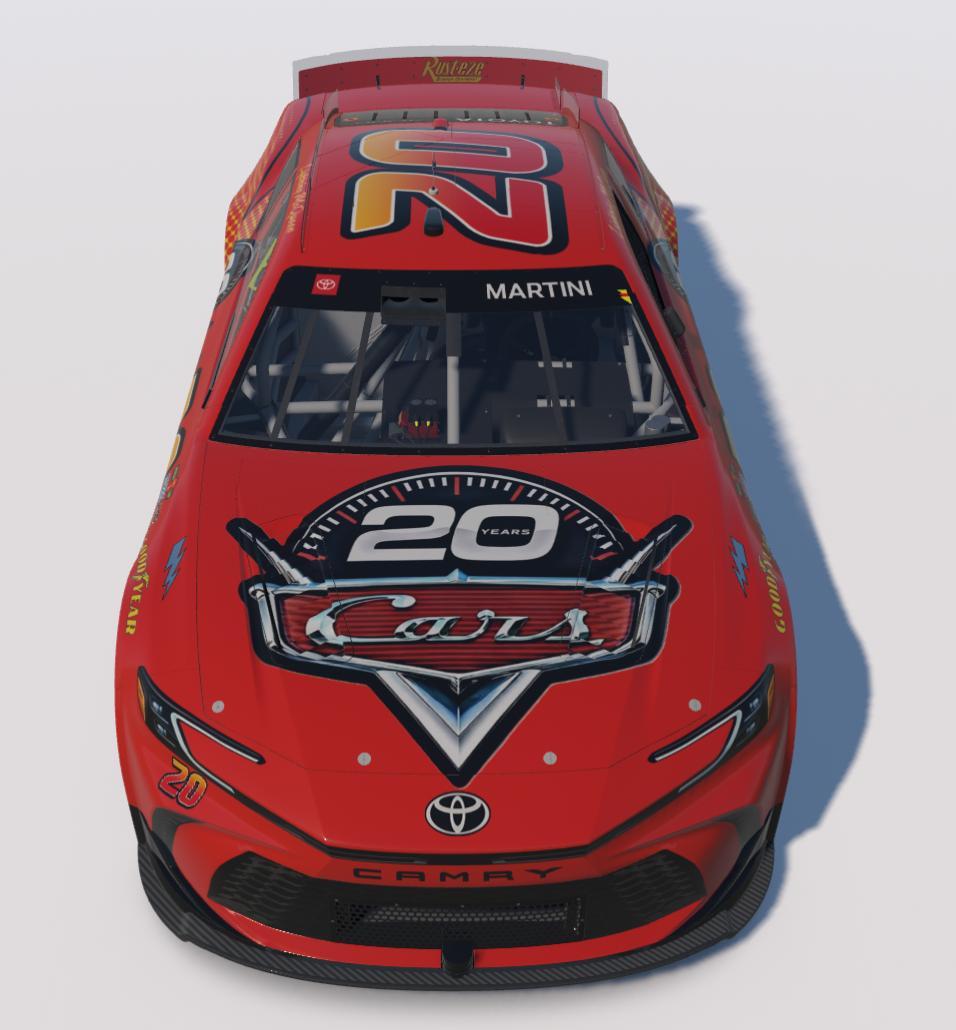 Preview of Disney Pixar Cars 20th Anniversary Camry (Custom Number 20) by Logan Martini